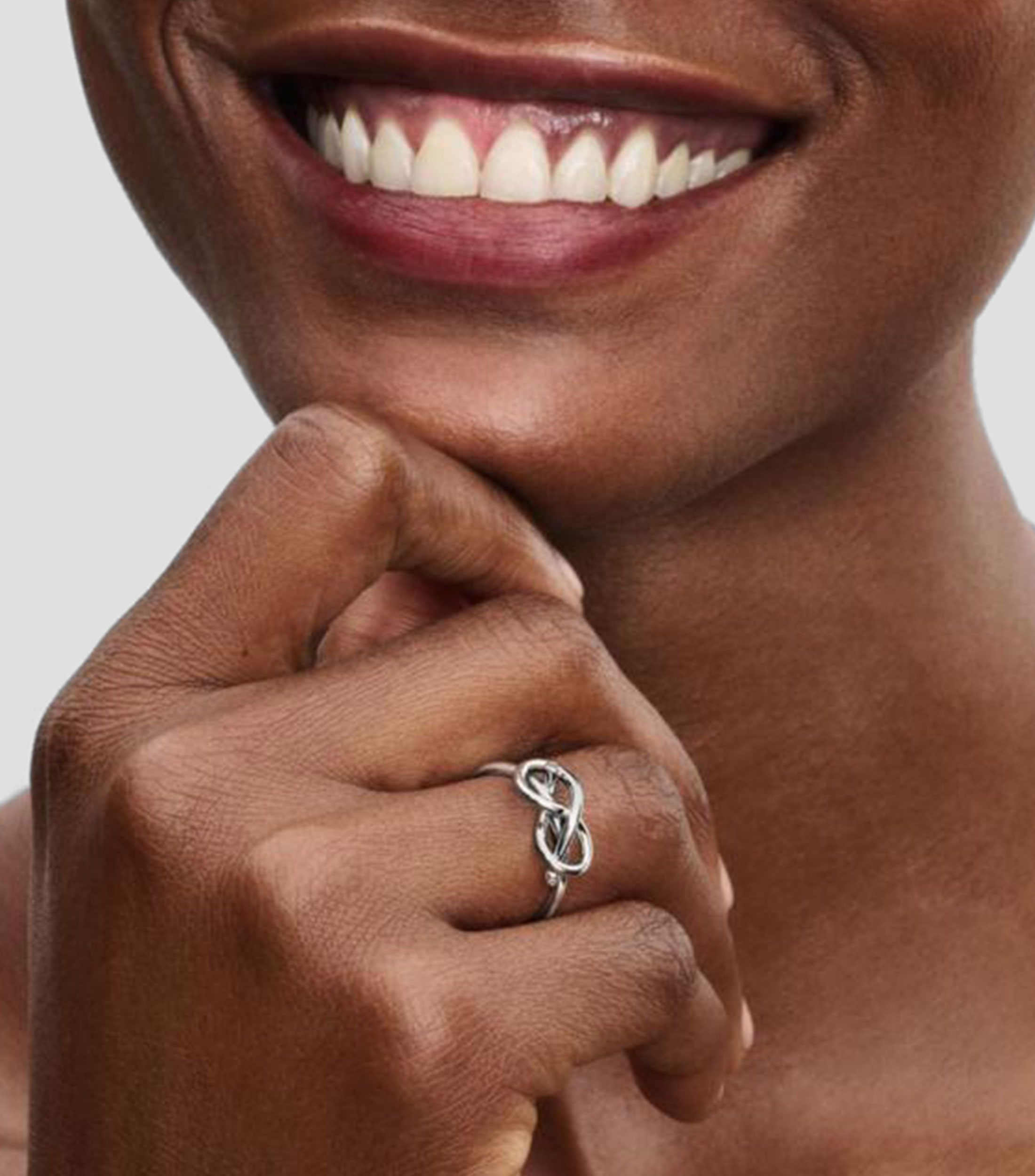 Anillo en plata de primera ley infinito Mujer