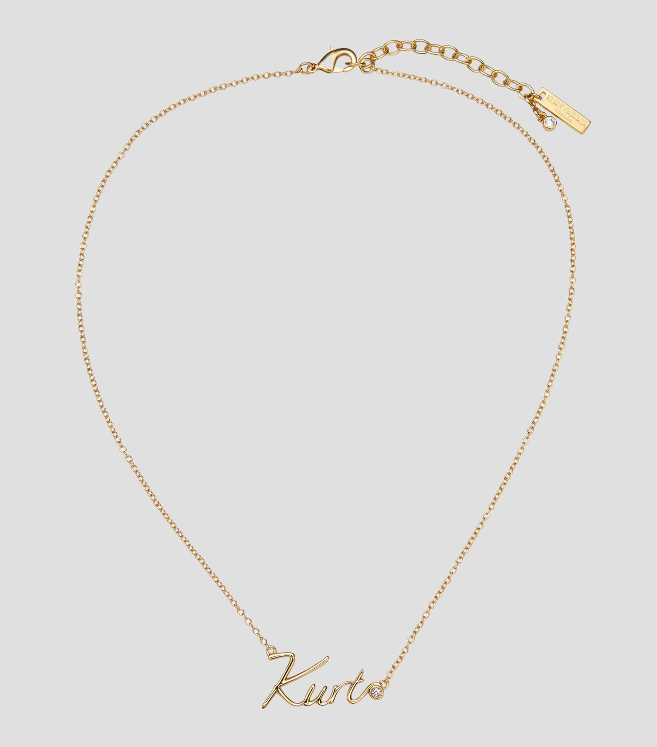 Collar Kurt Script con cristal Mujer