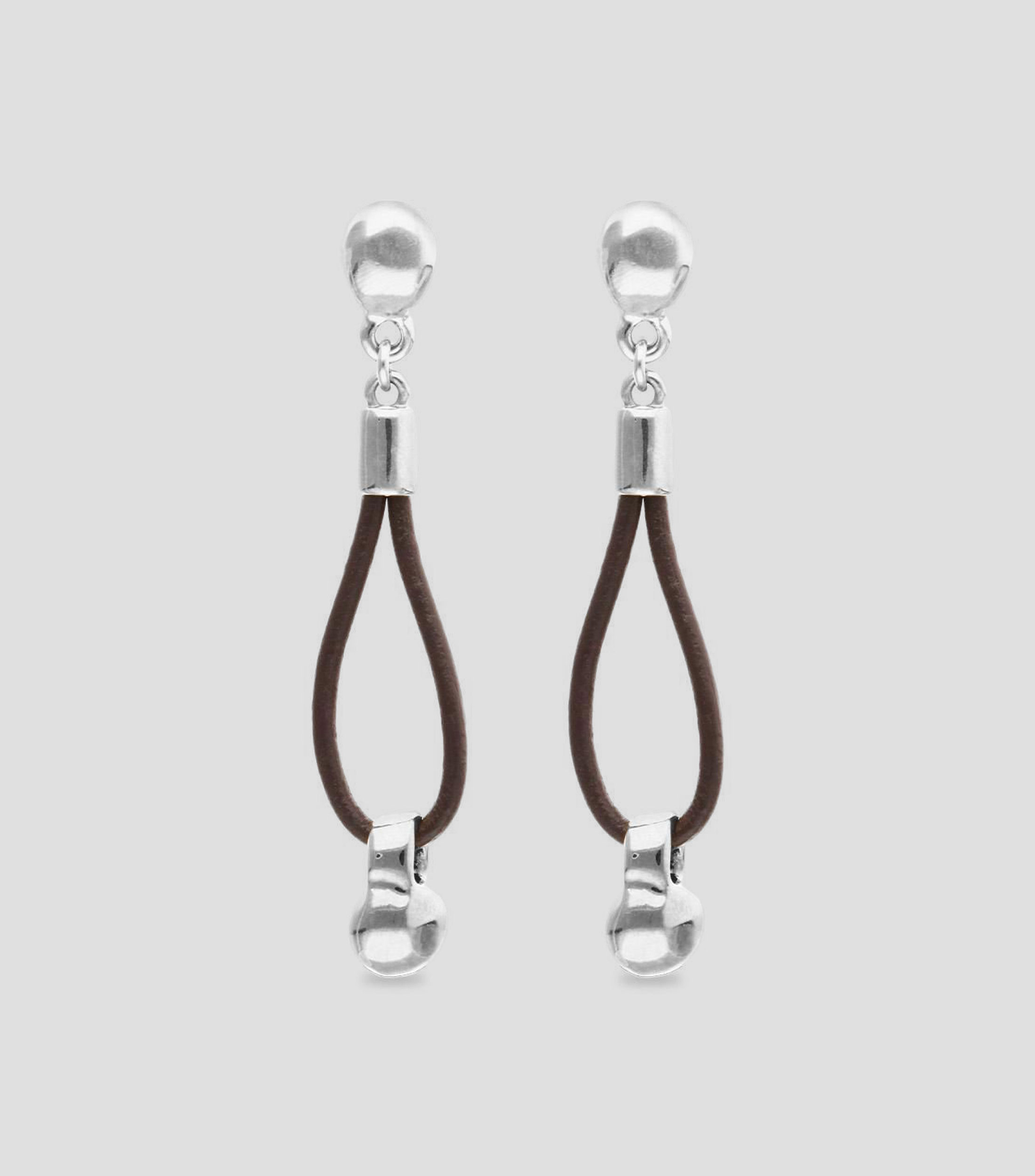 Pendientes largos con esfera Gravedad Mujer