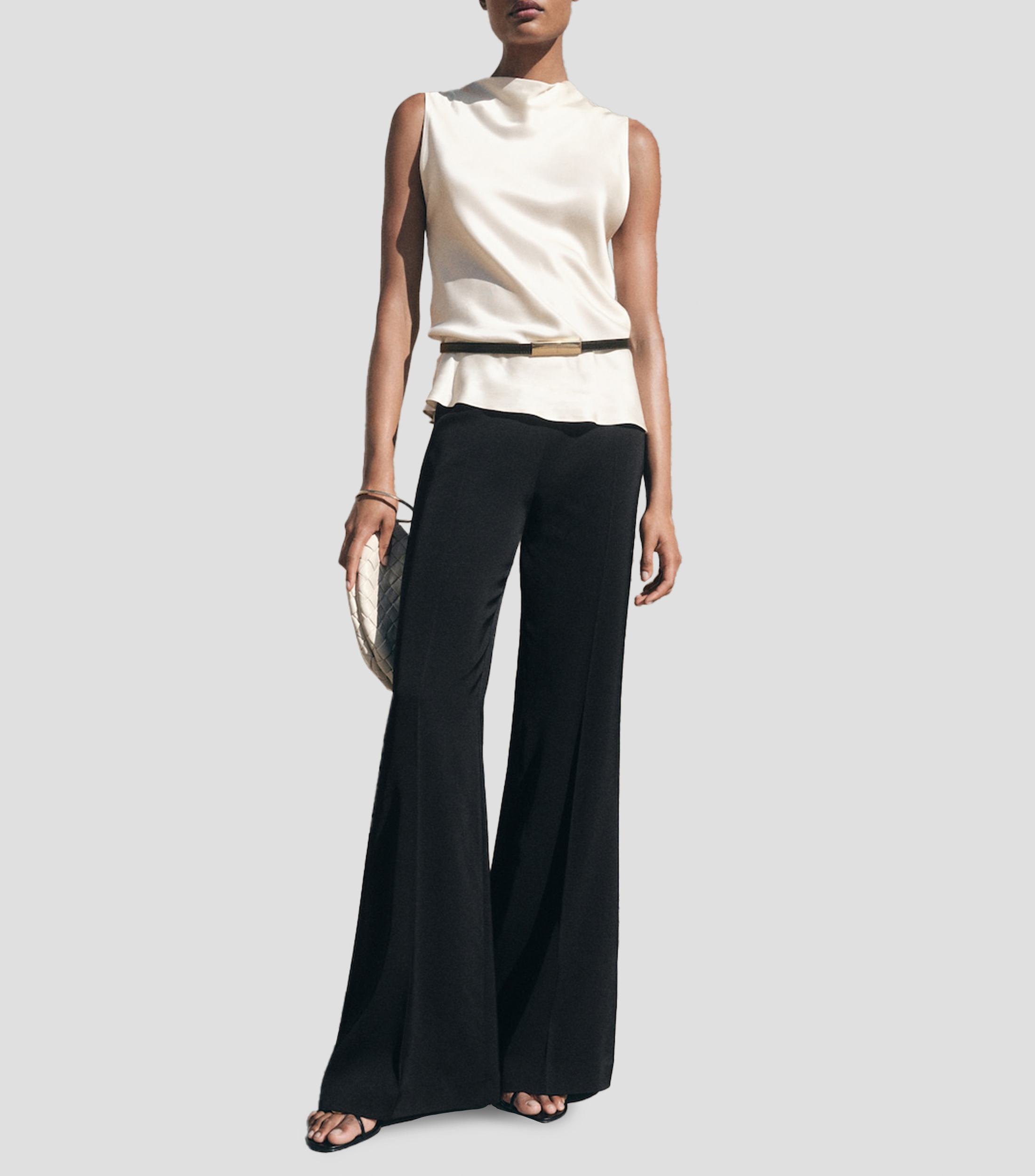 Blusa satinada Mujer