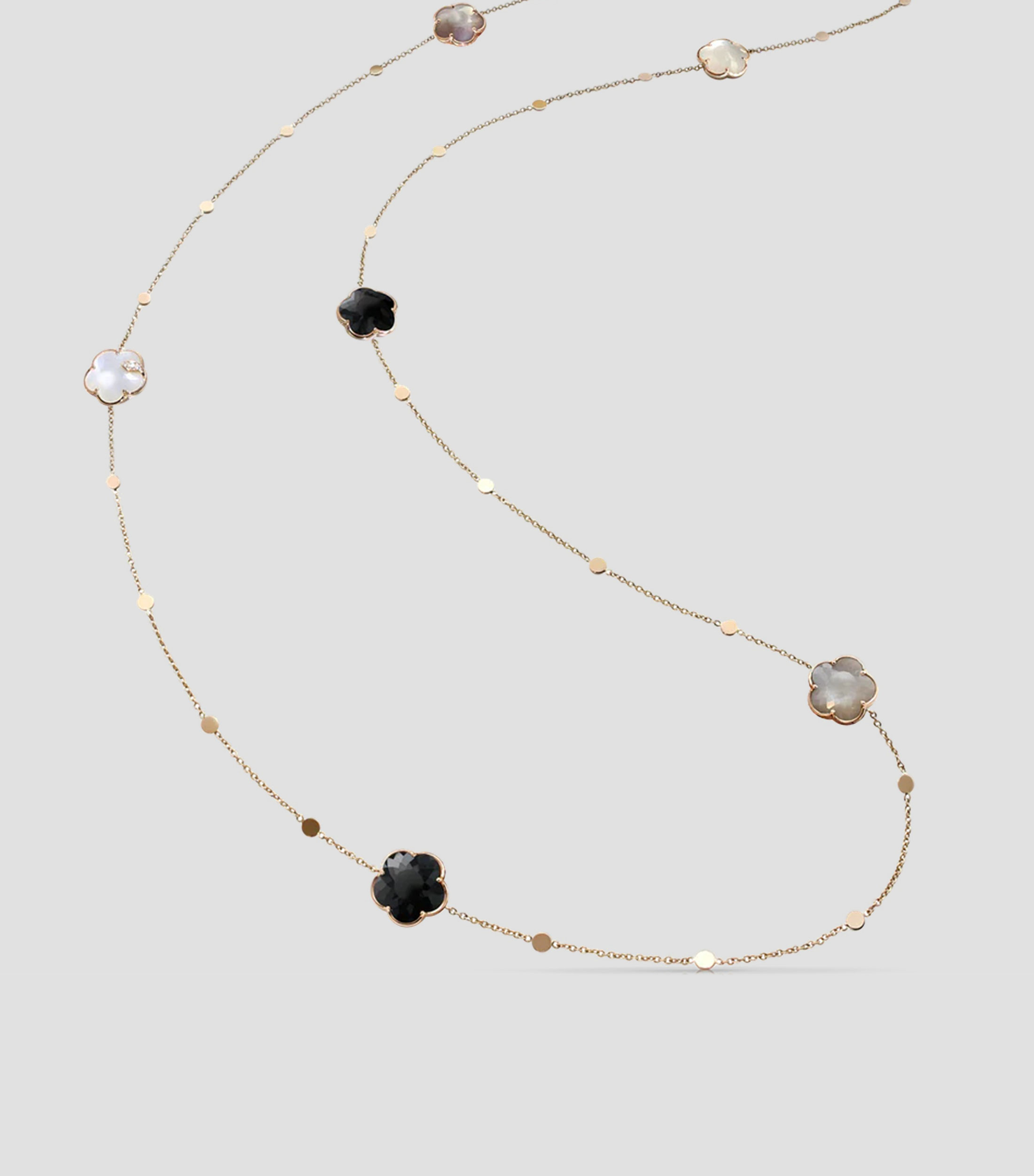 Collar Petit Joli Bouquet Lunaire en oro rosa de 18 kilates Mujer
