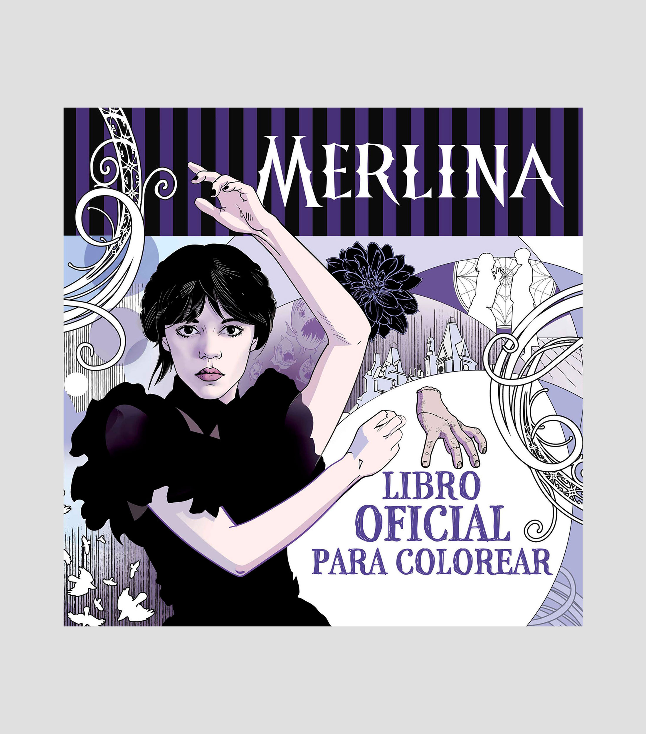 InfantilesMerlina: Libro oficial para colorear, Varios autores