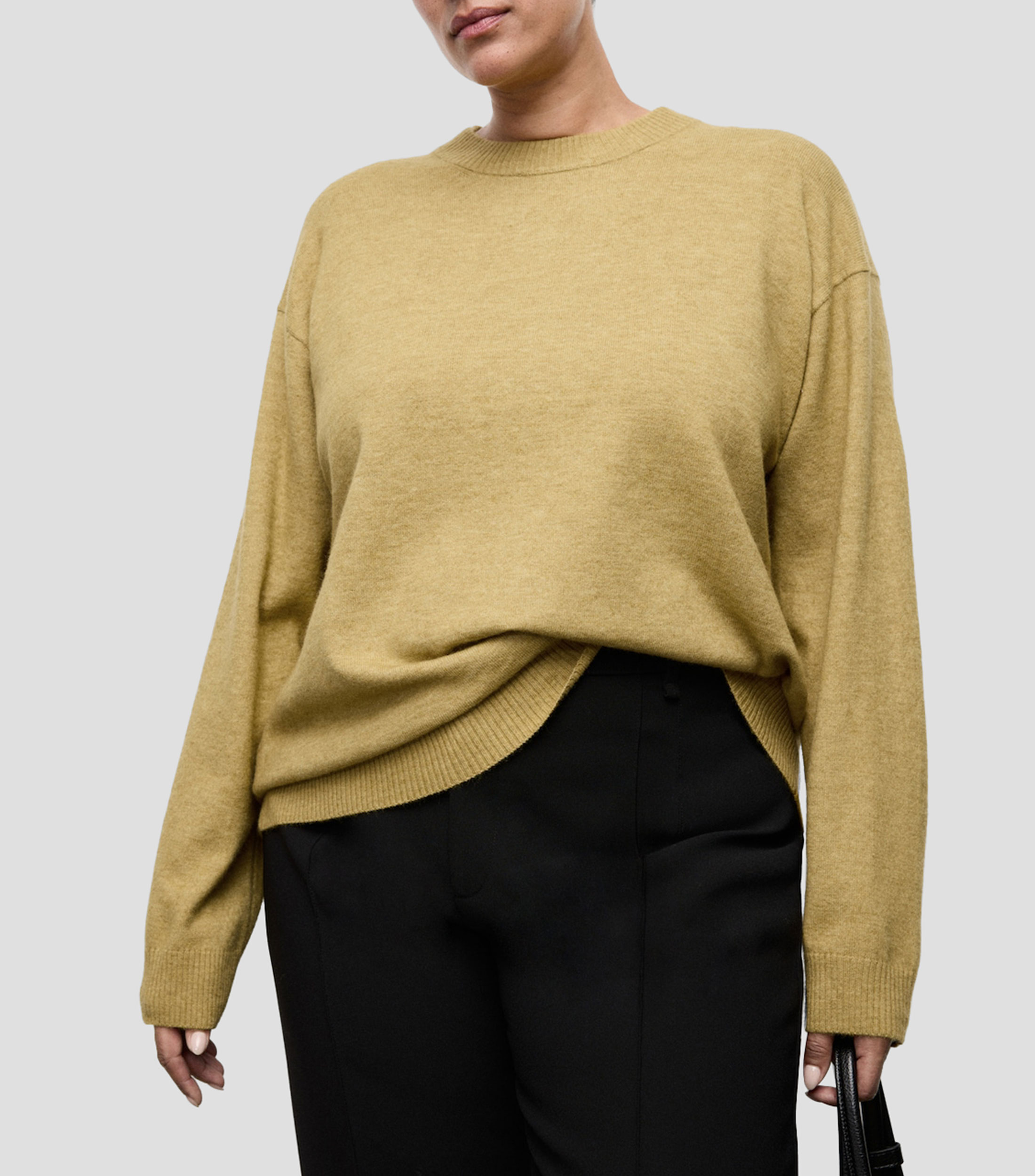 Suéter cuello redondo Mujer