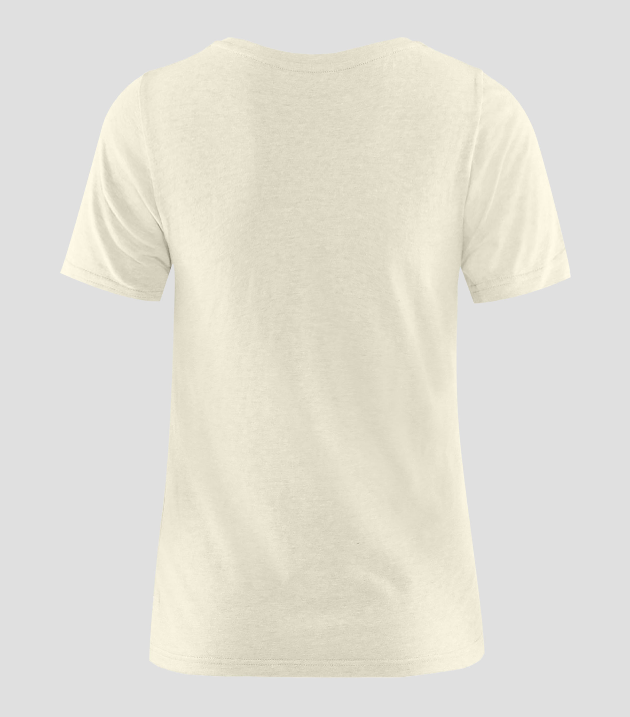 Playera deportiva de cuello redondo y manga corta estampada Mujer