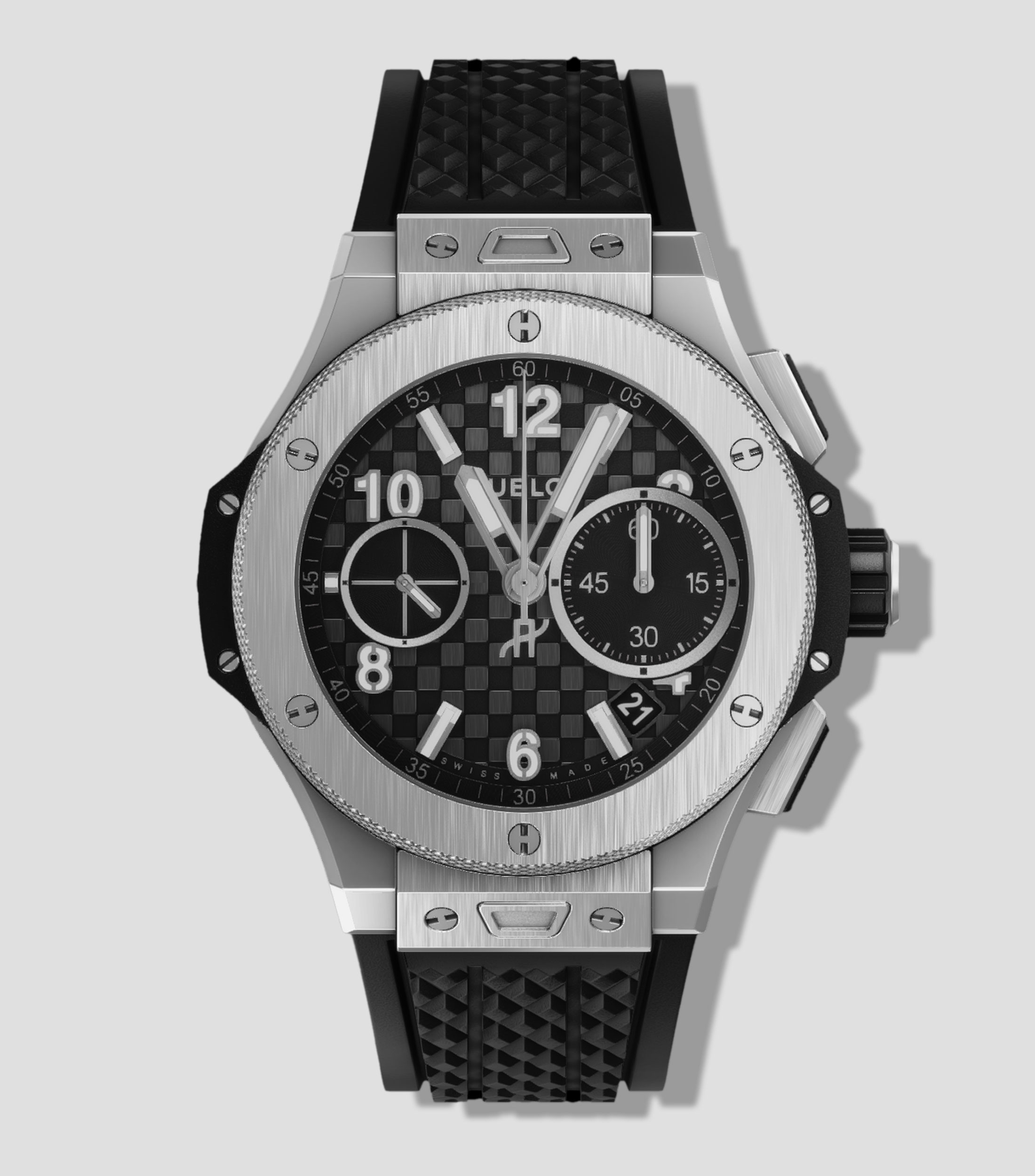 Reloj Unisex Big Bang Original Titanium casual plateado