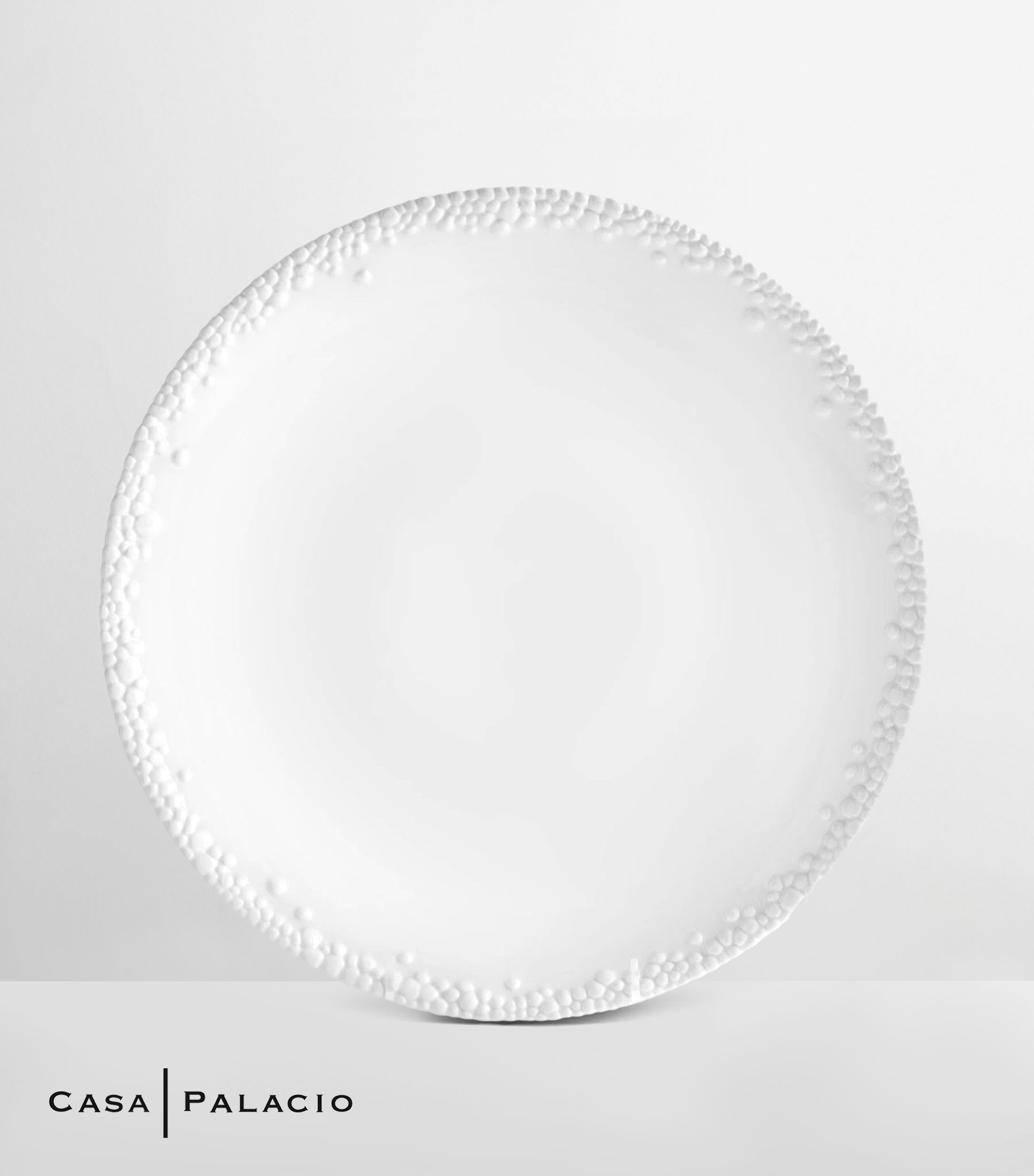 Bajo Plato Haas Mojave Charger White