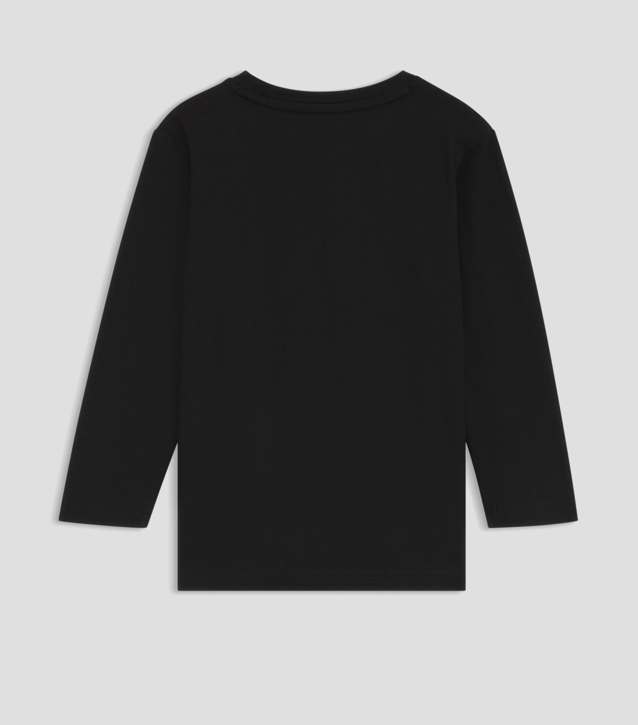 Playera cuello redondo manga larga estampada Niño