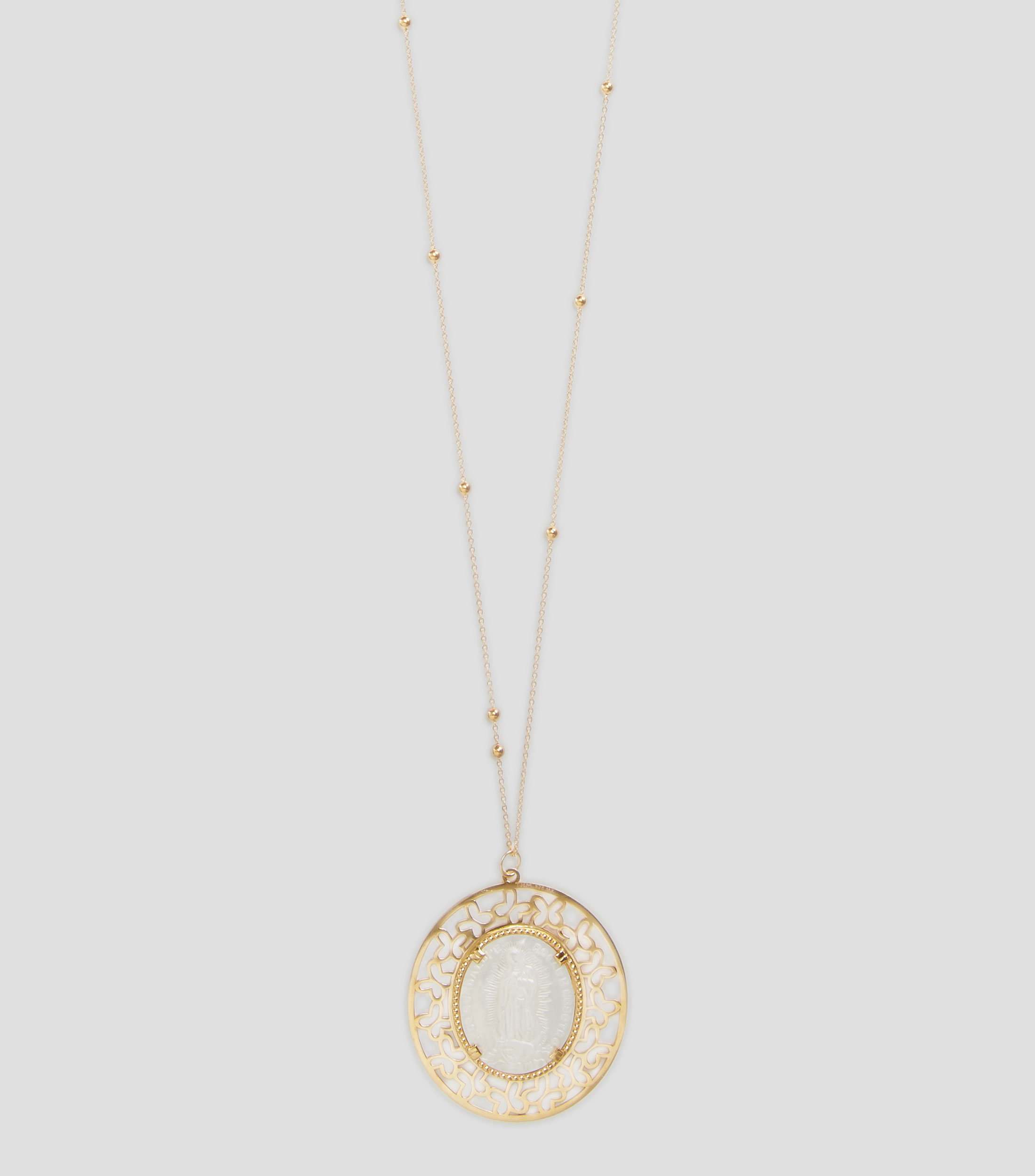 Dije en plata Virgen Mujer