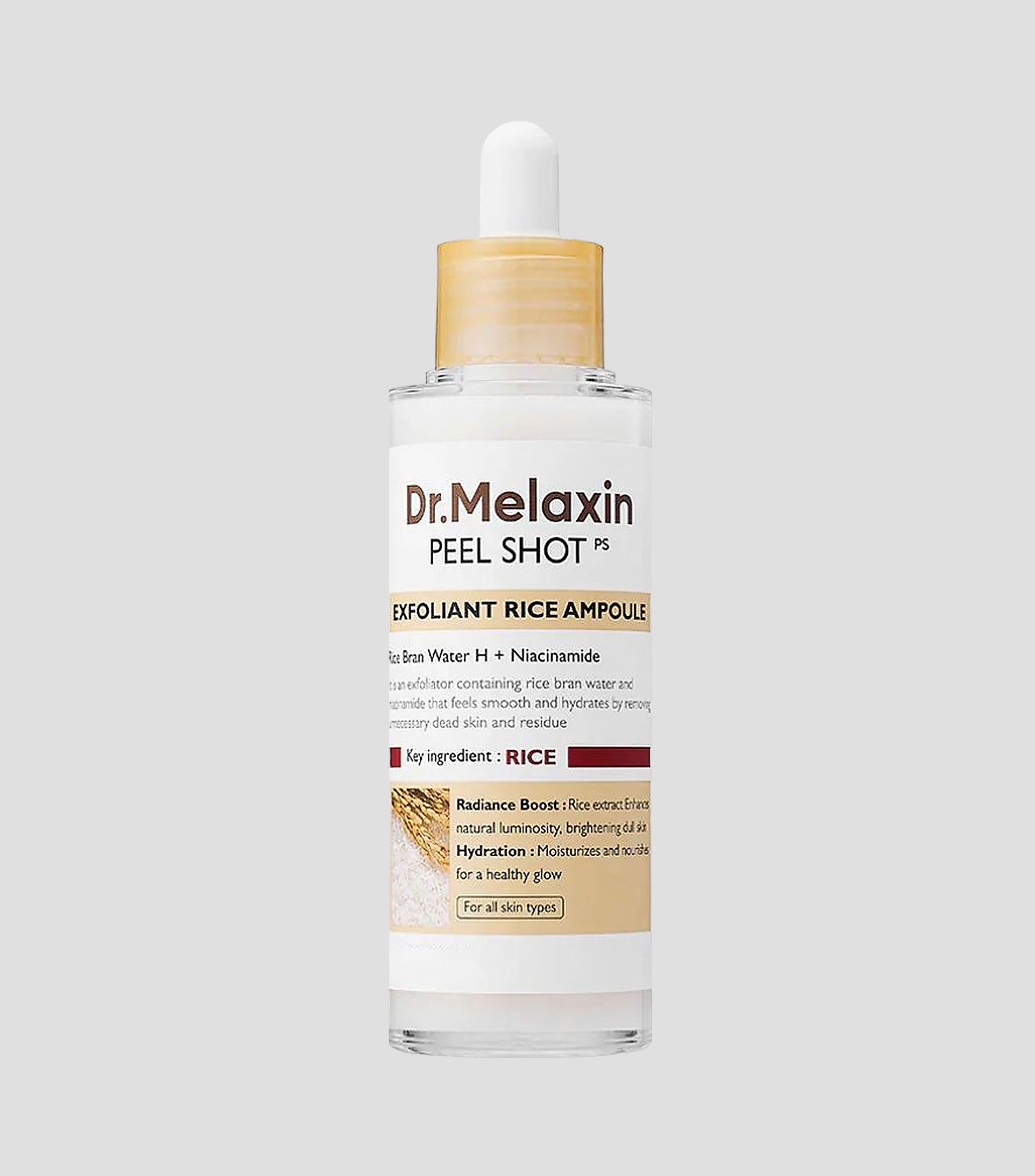 Suero ampolleta Peel Shot Exfoliating White Rice Ampoule, 80 ml