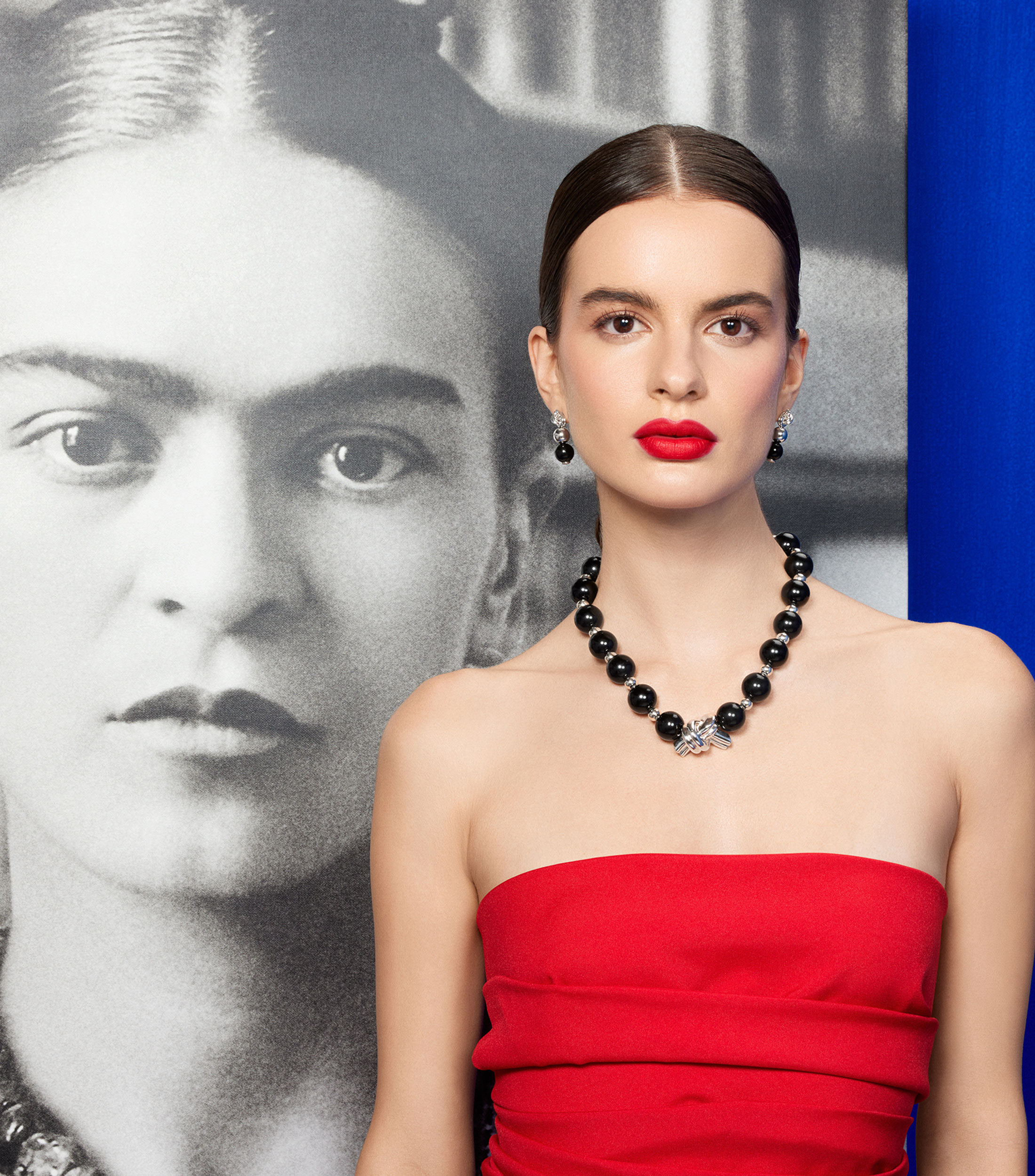 Aretes Frida Kahlo por TANE en plata Prehispanicos Mujer
