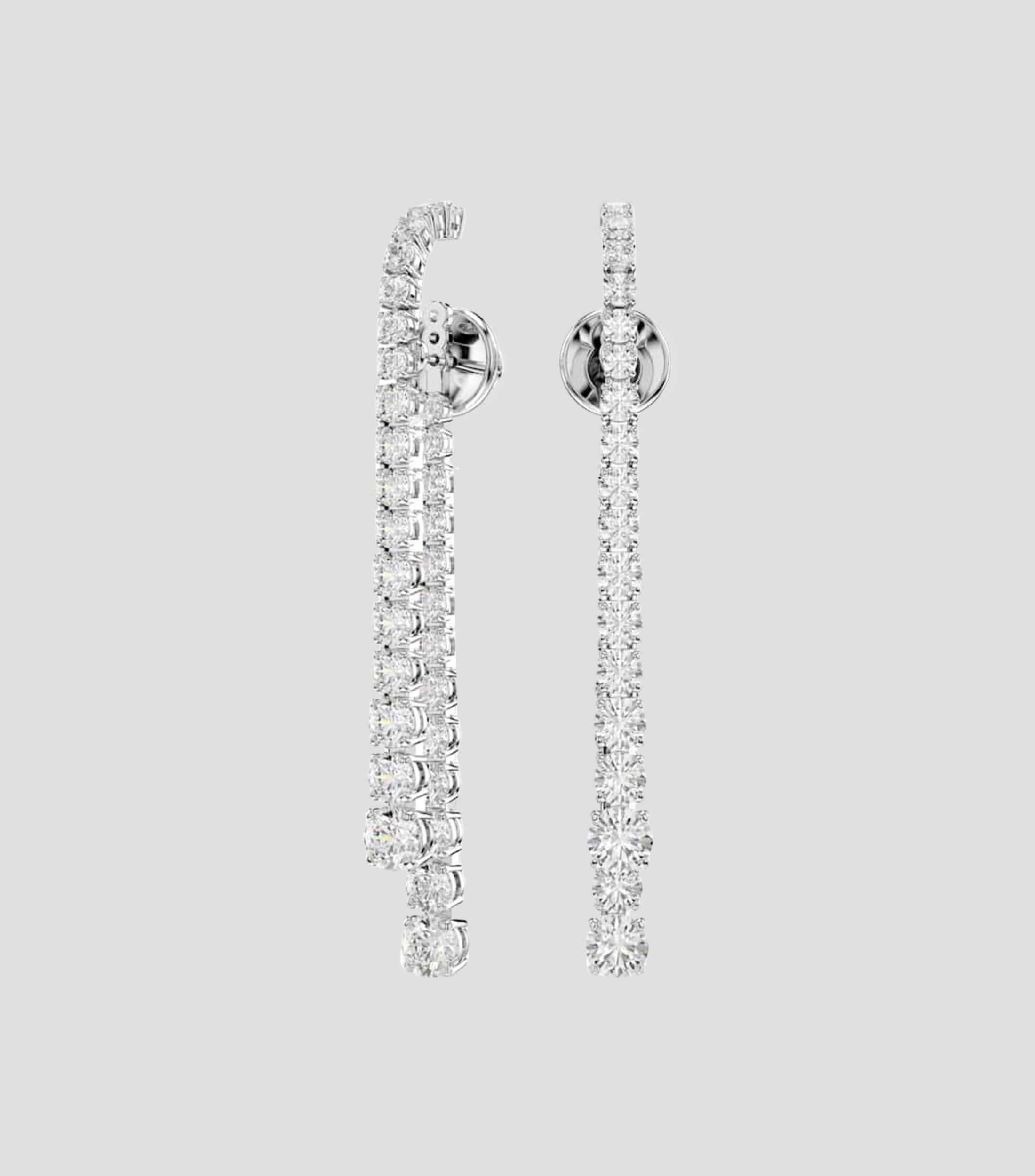 Aretes Matrix con Zirconia Unisex