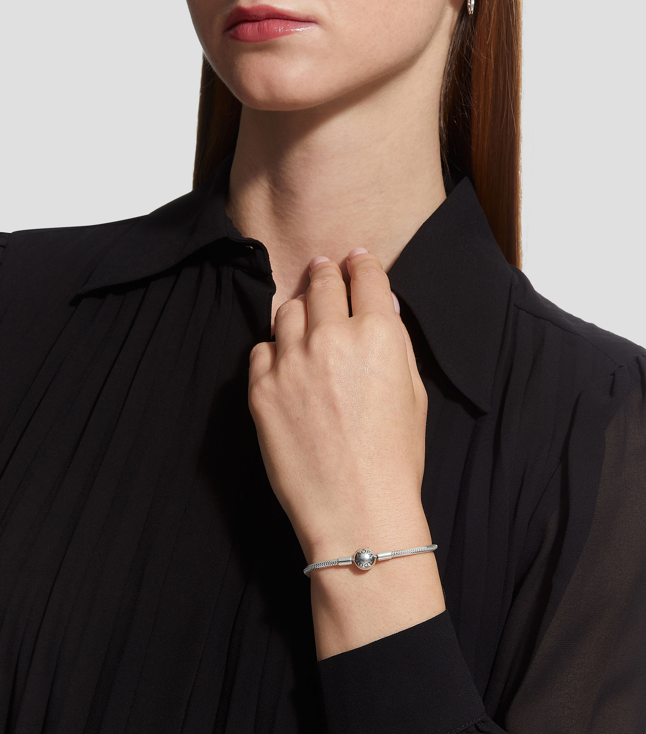 Brazalete en Plata .925 Esfera Mujer Talla 21 cm