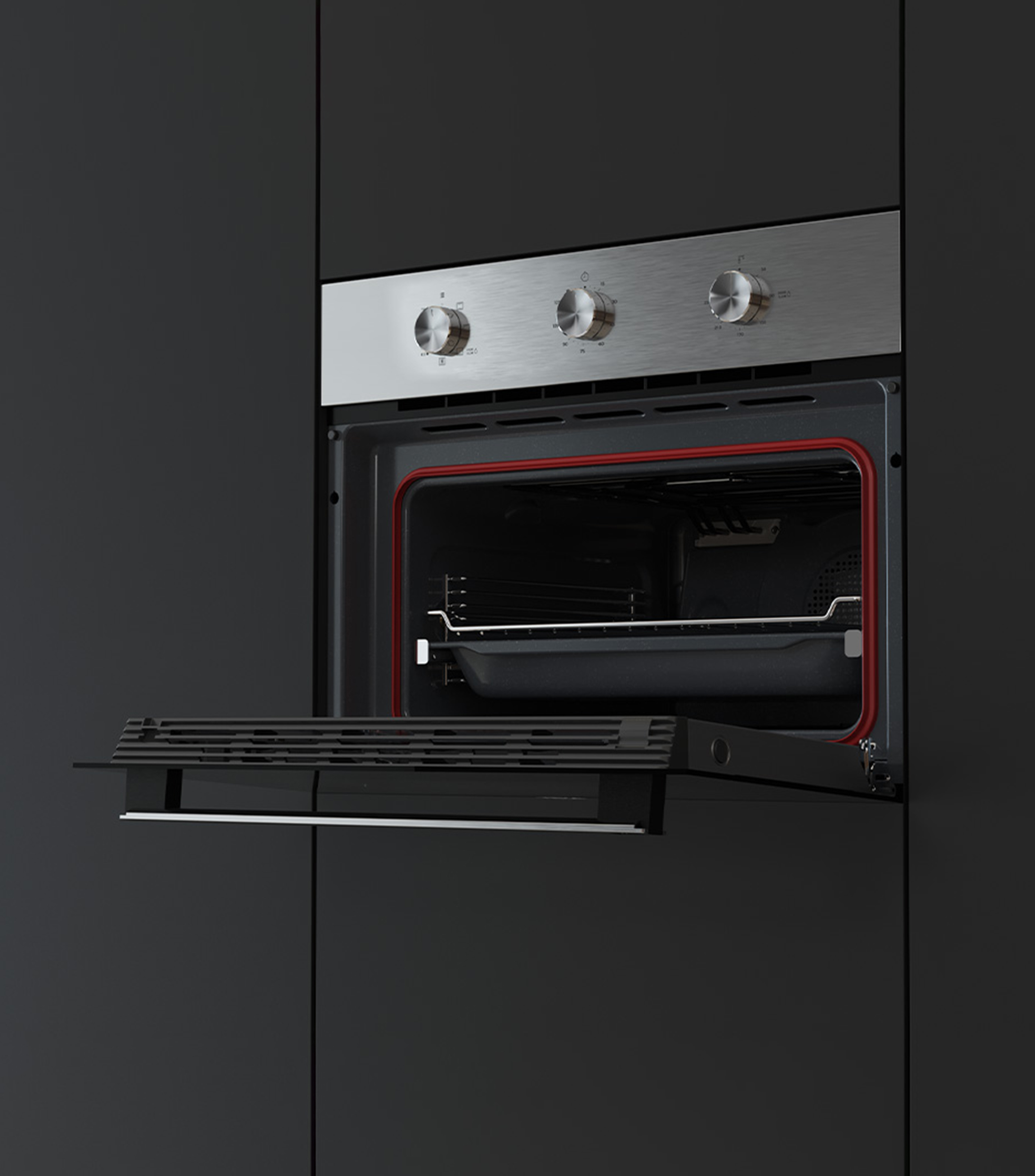 Horno a Gas HSF 8240 G SS 31" en Acero Inoxidable