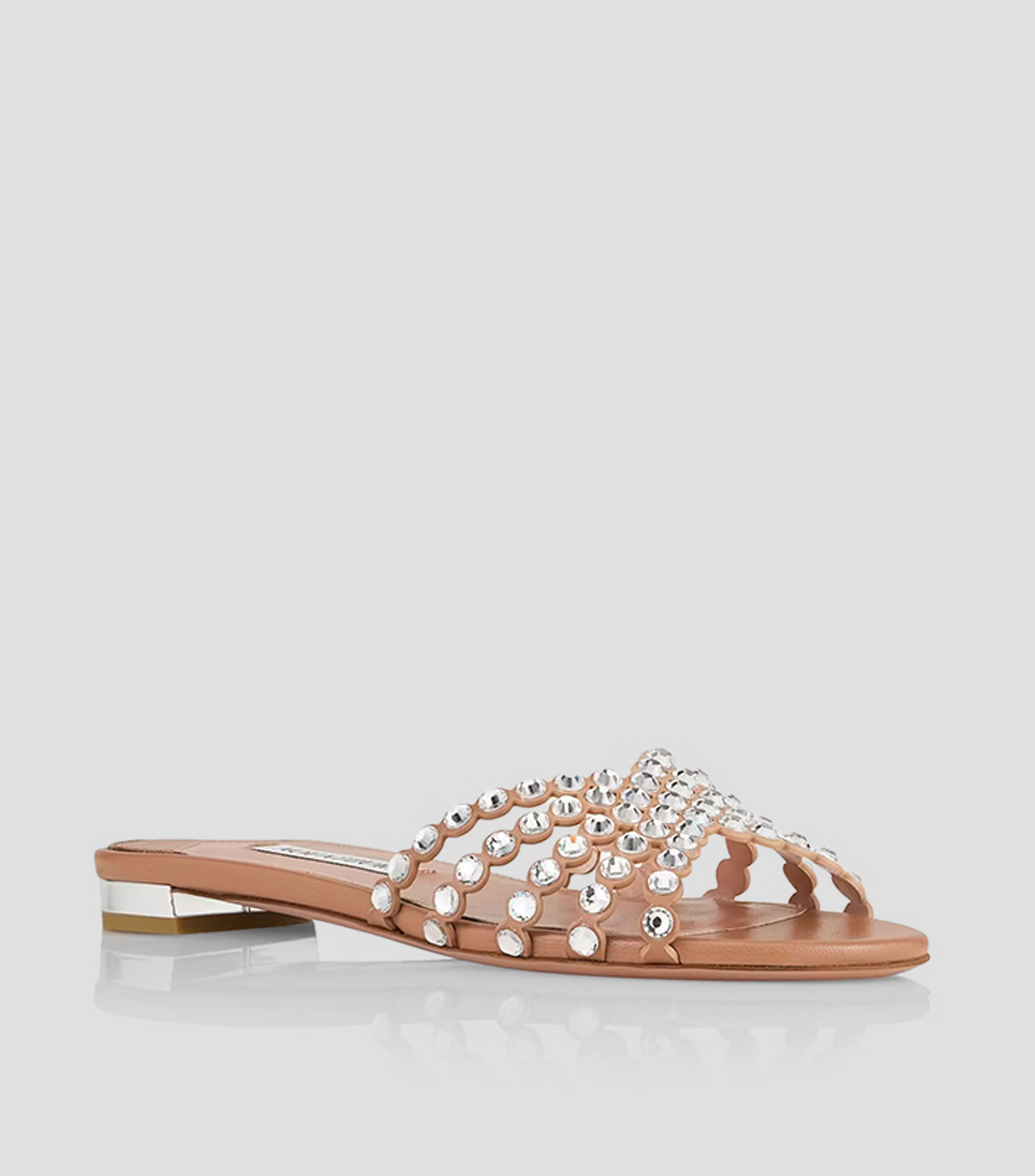 Sandalias con Tacón bajo ancho de 1 cm Mujer
