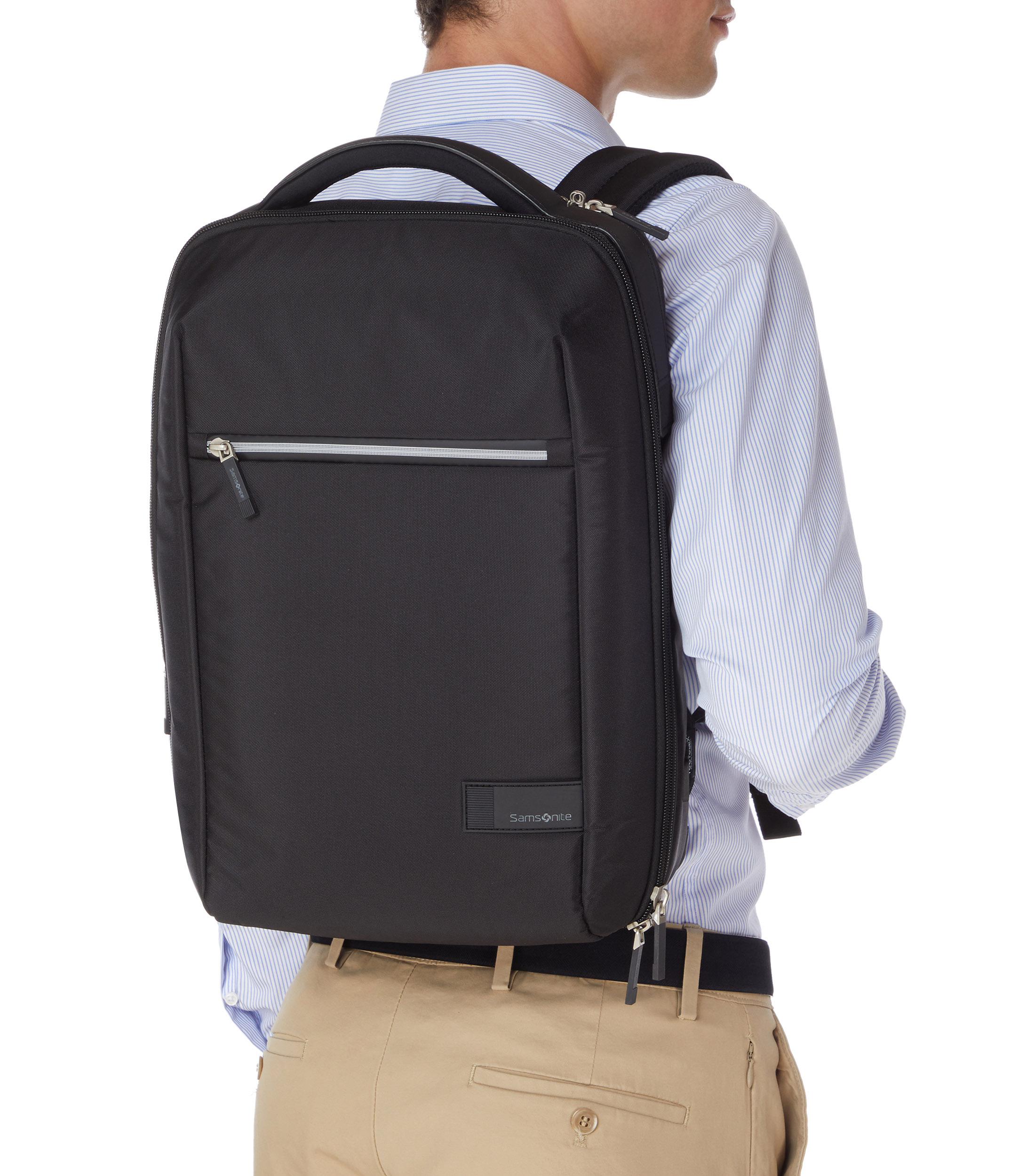 Mochila para Laptop 14.1quot Lite Point Negra Hombre