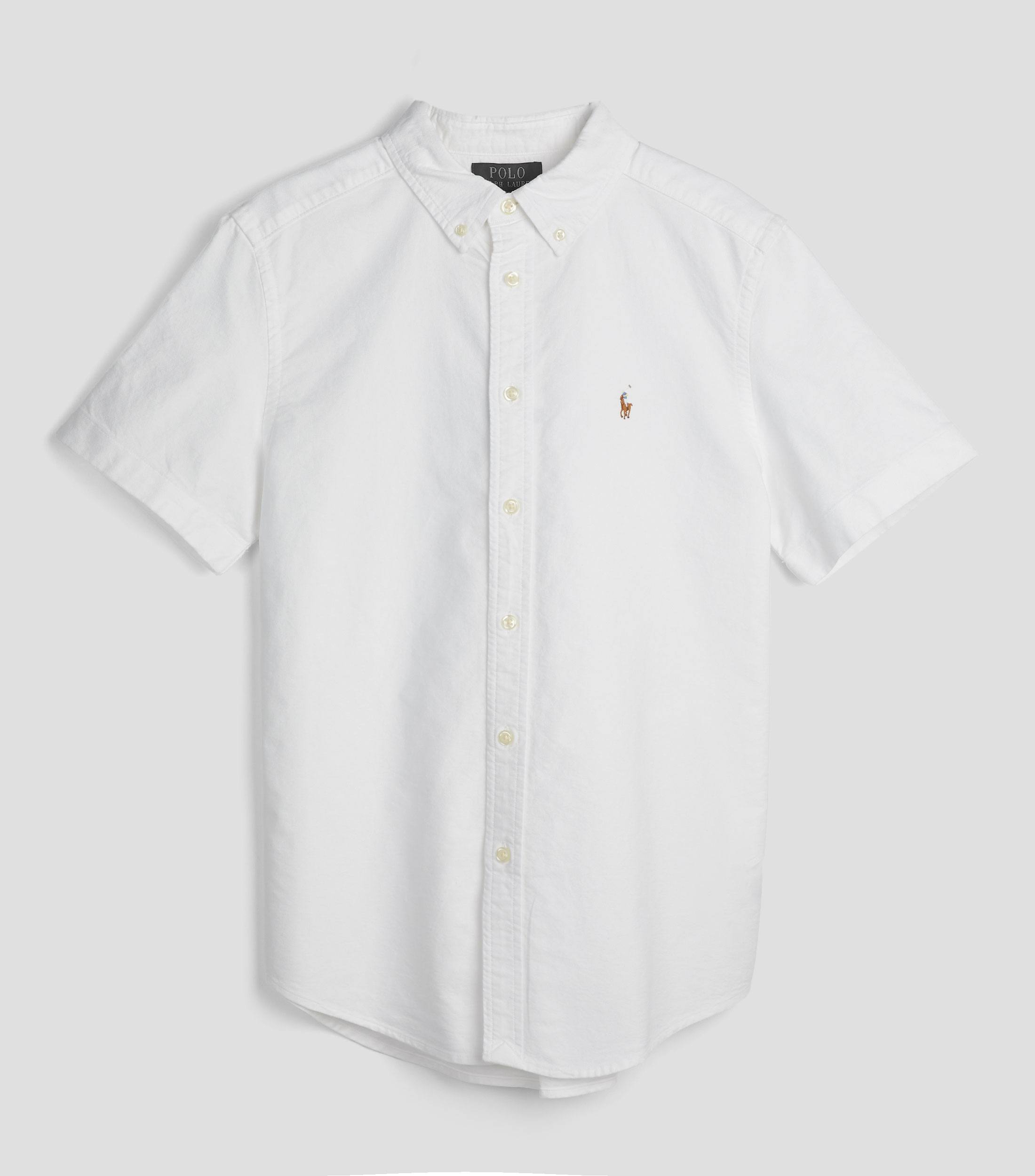 Camisa lisa de manga corta Niño