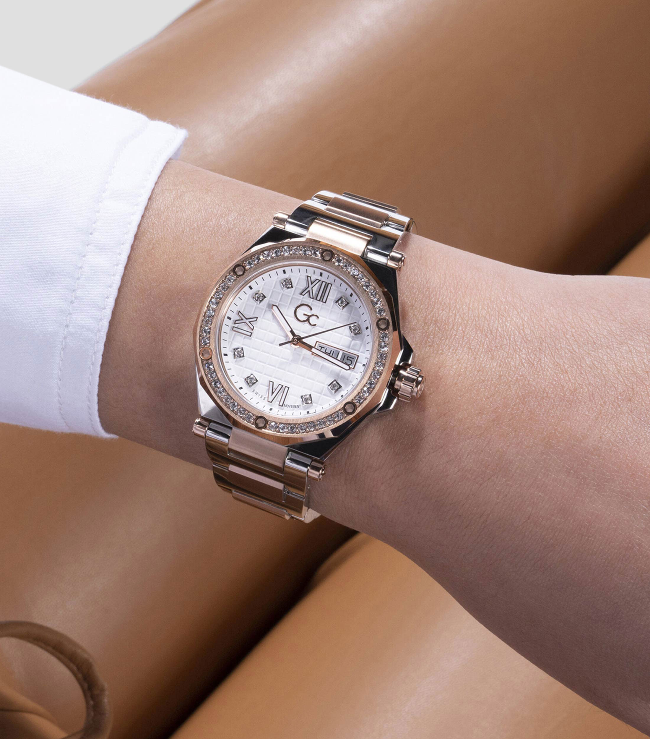 Reloj para Mujer casual Legacy Lady plateado, tono oro rosa