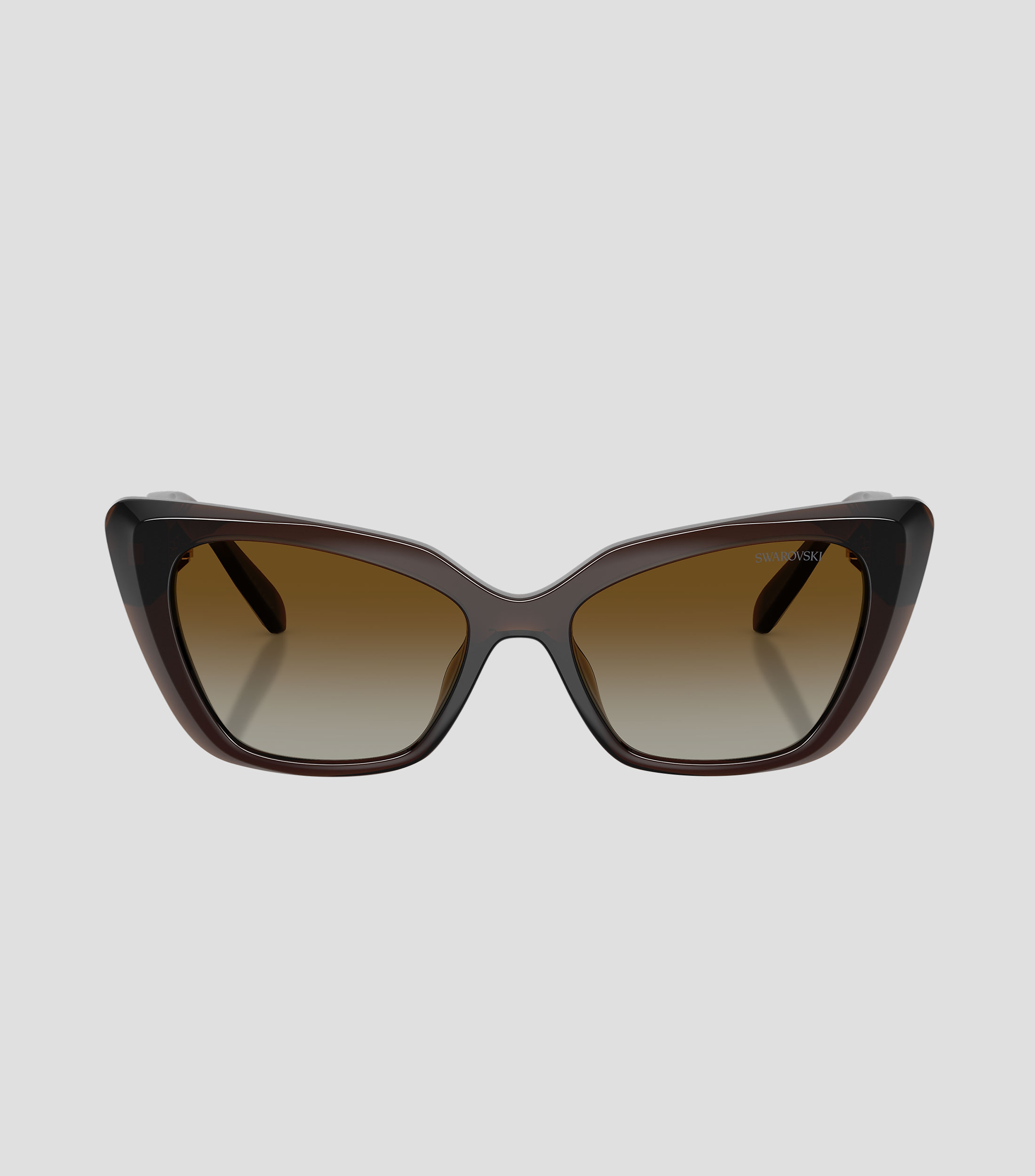 Lentes de sol ojo de gato marrón Mujer