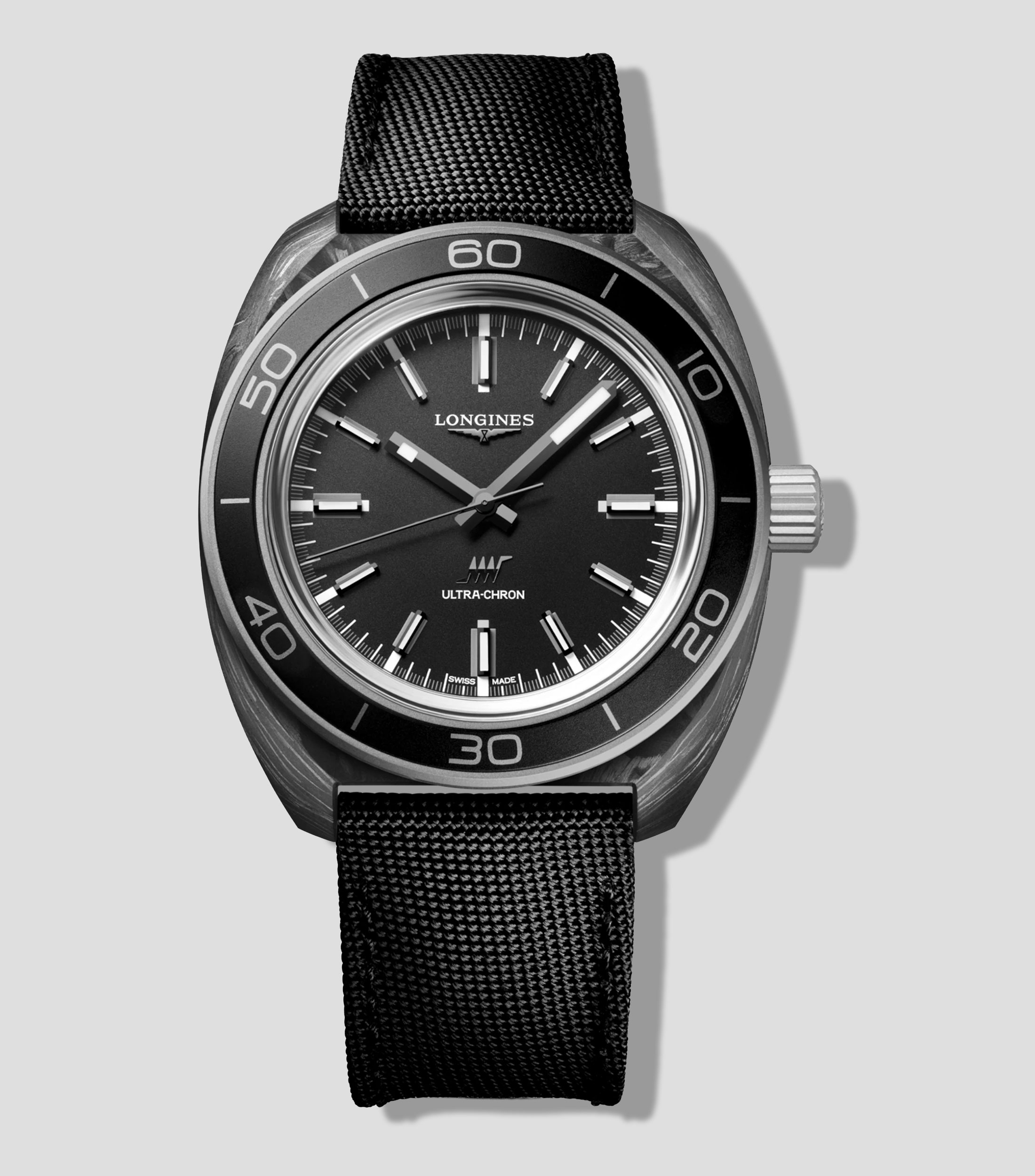 Reloj para Hombre Ultra-Chron Carbón casual negro