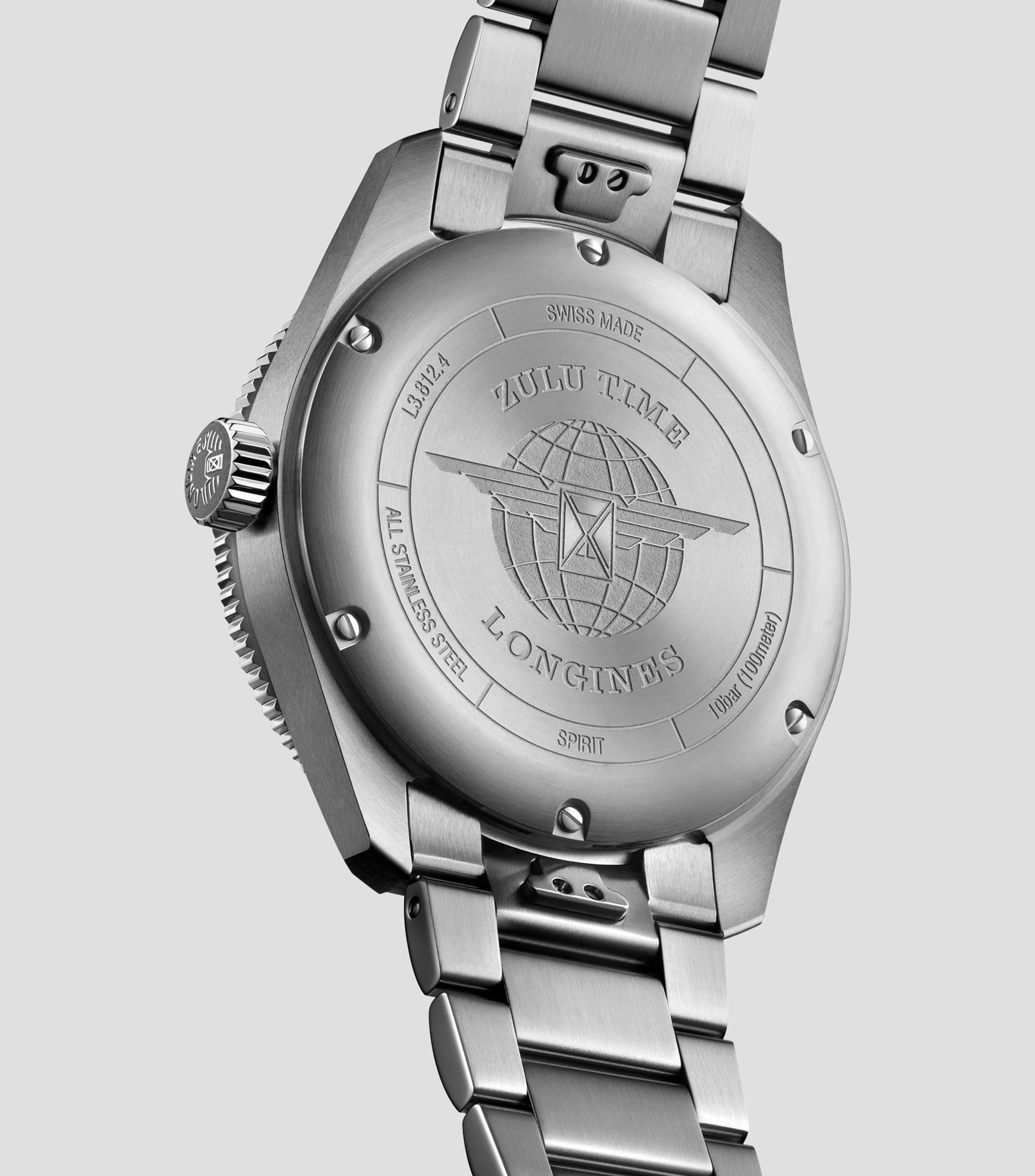 Reloj para hombre Spirit Zulu casual, plateado