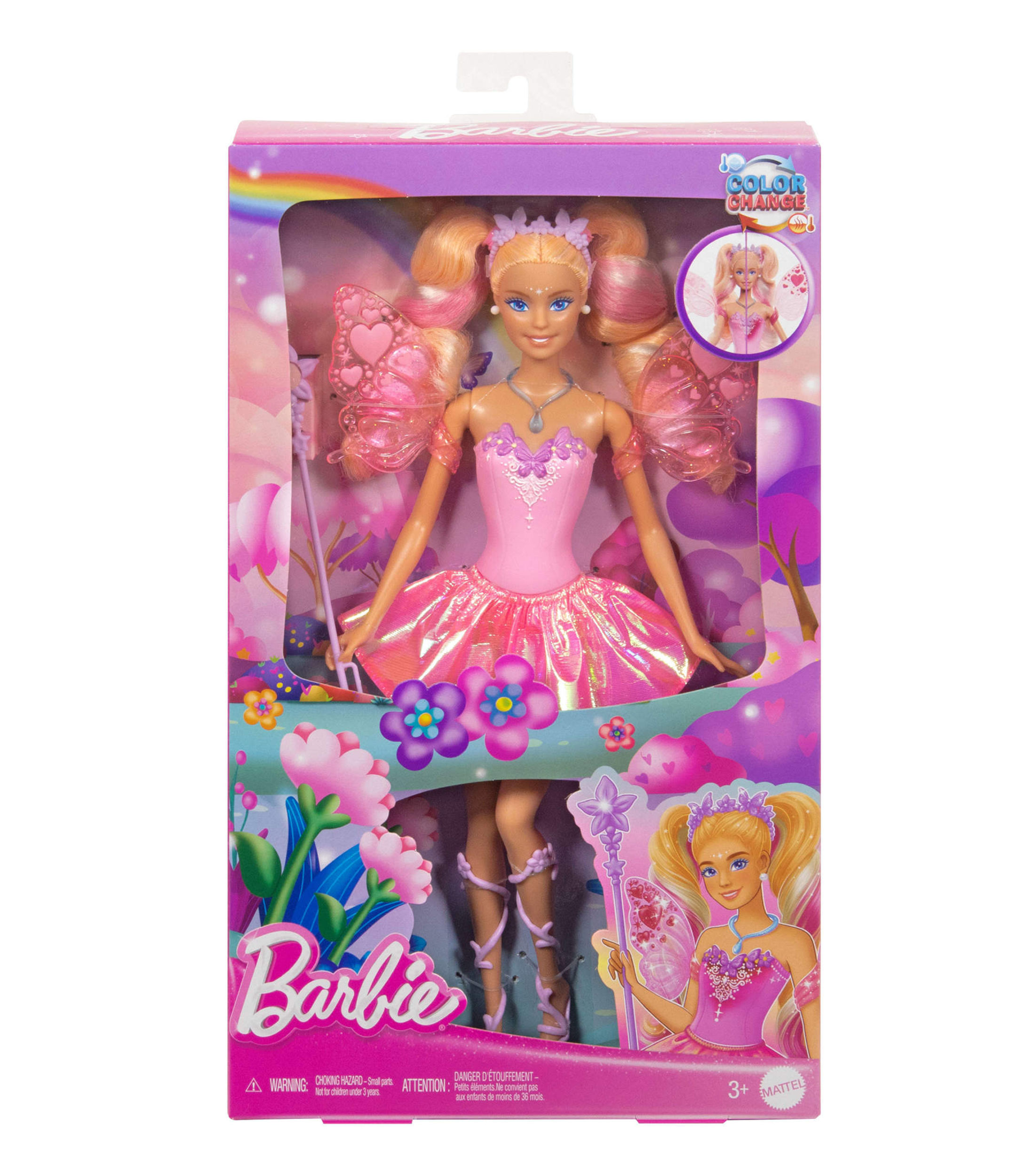 Muneca Barbie Hada de Colores Magicos