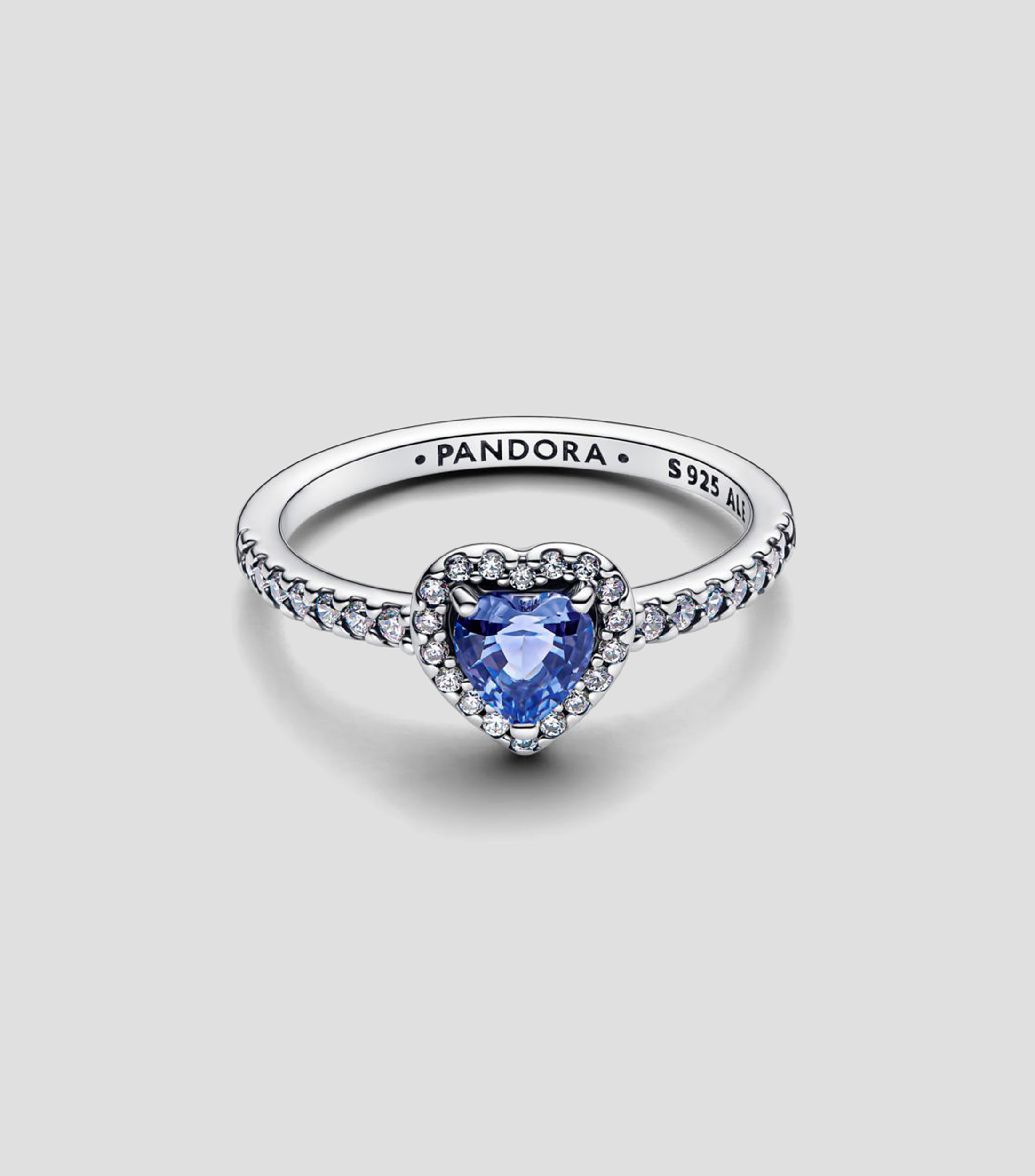 Anillo en plata con cristales Mujer