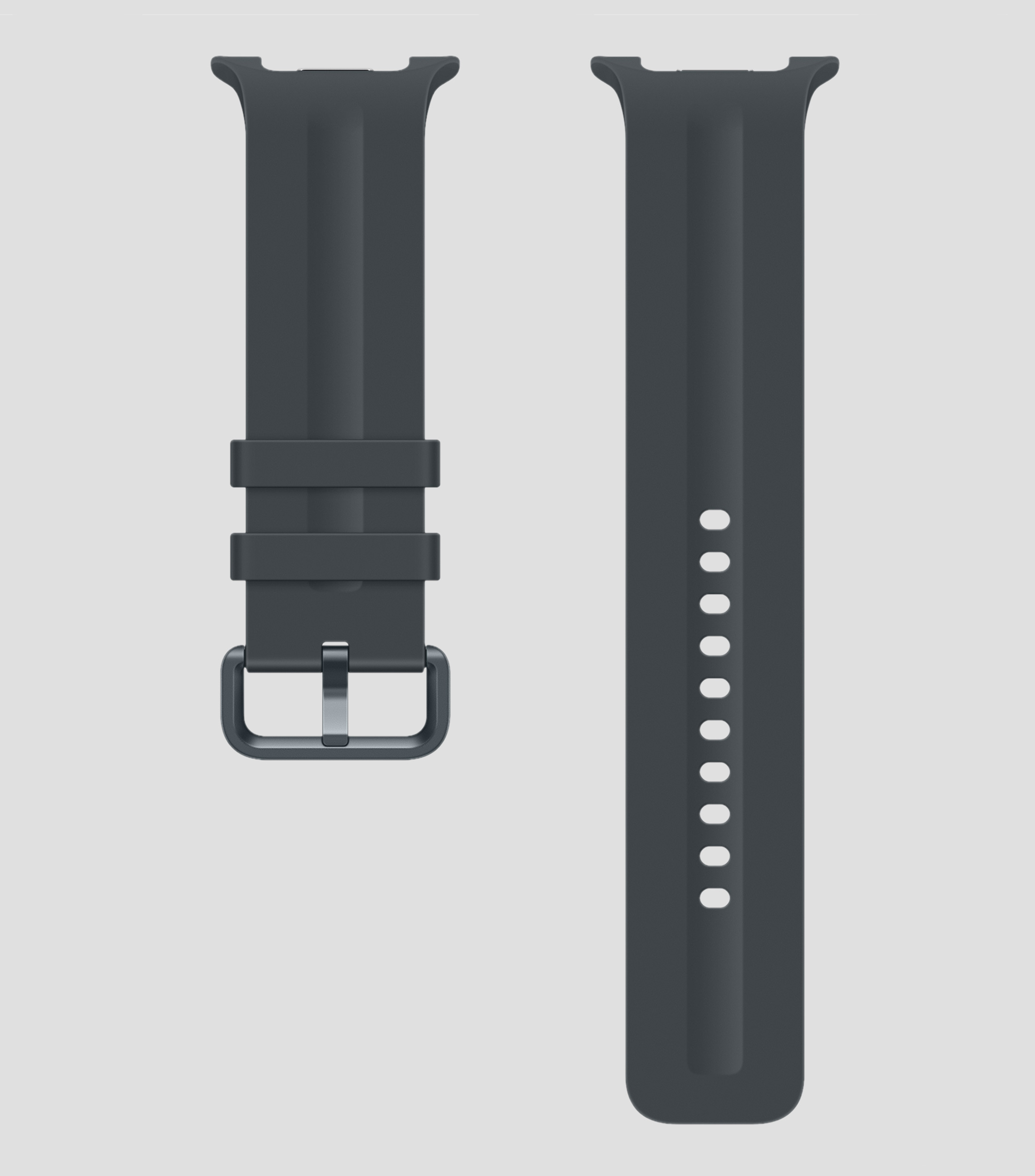 Correa para reloj Sport en caucho HNBR Negro