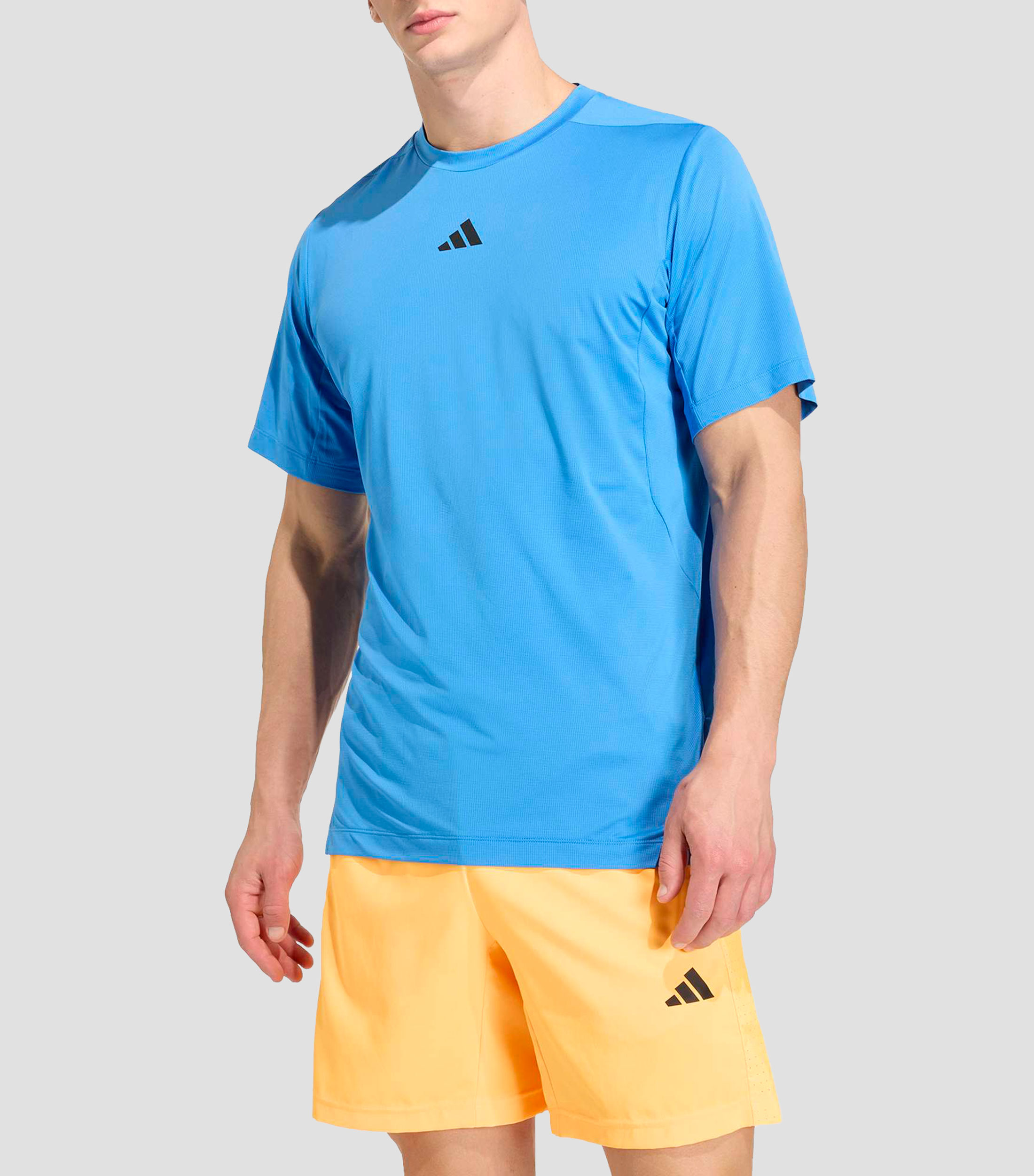 Playera para entrenamiento liso Hombre