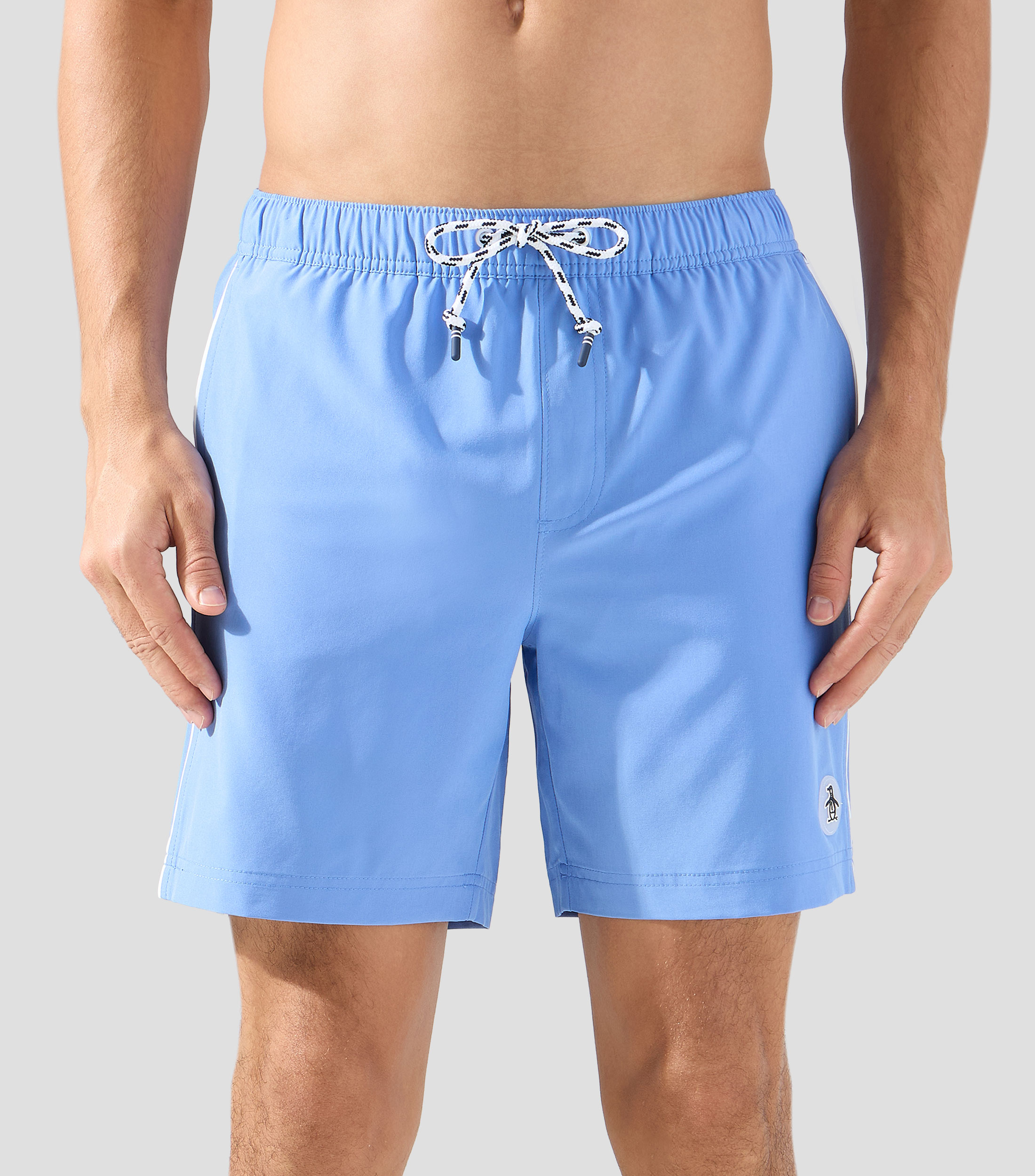 Traje de baño largo estampado Hombre