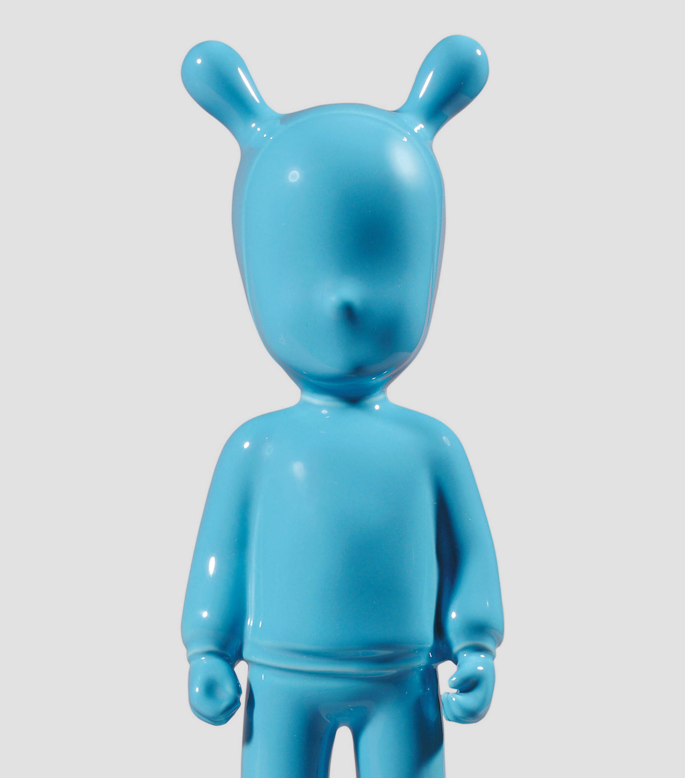 The Blue Guest-Little en porcelana