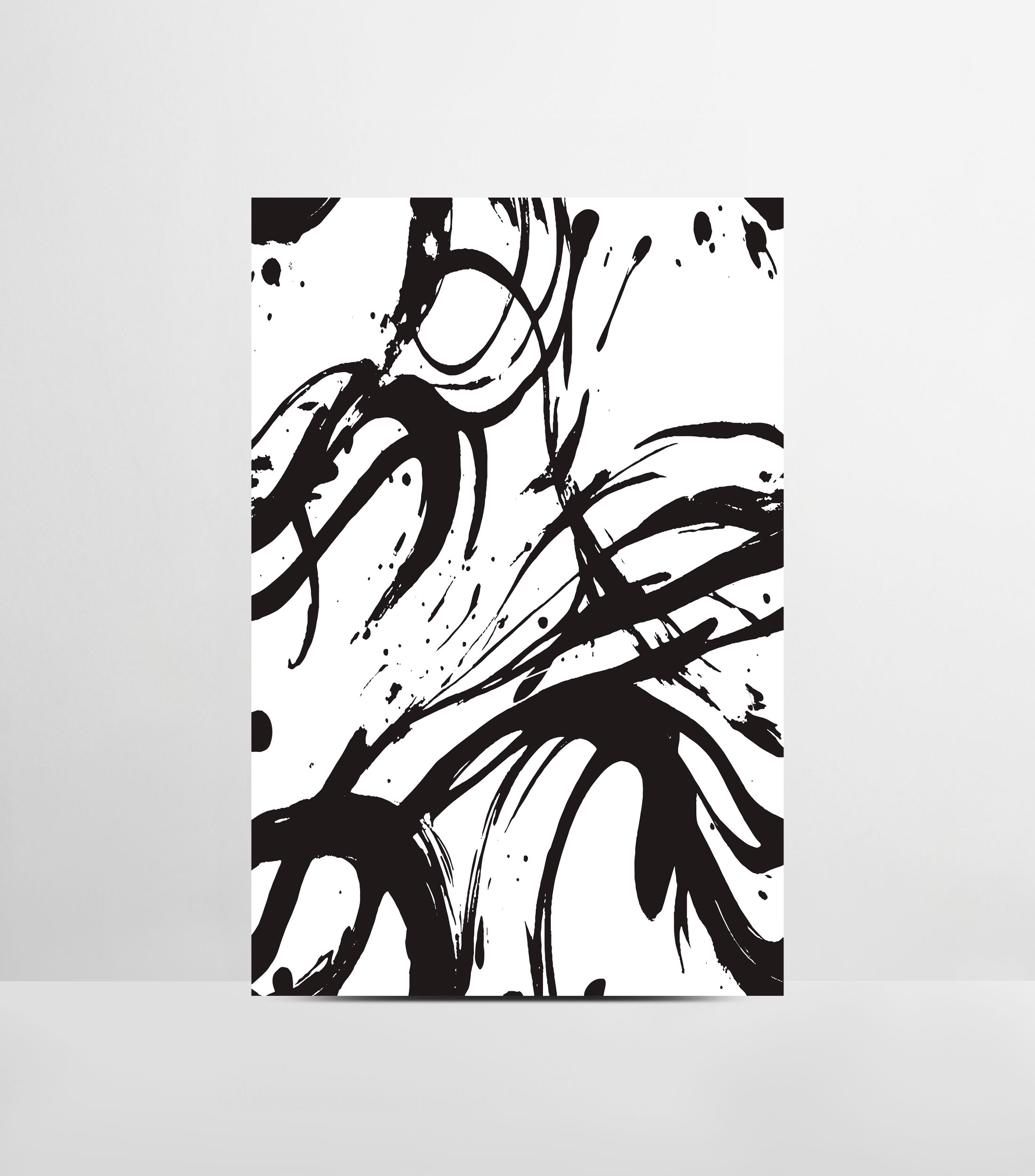 Cuadro Decorativo Polycanvas Lines BN