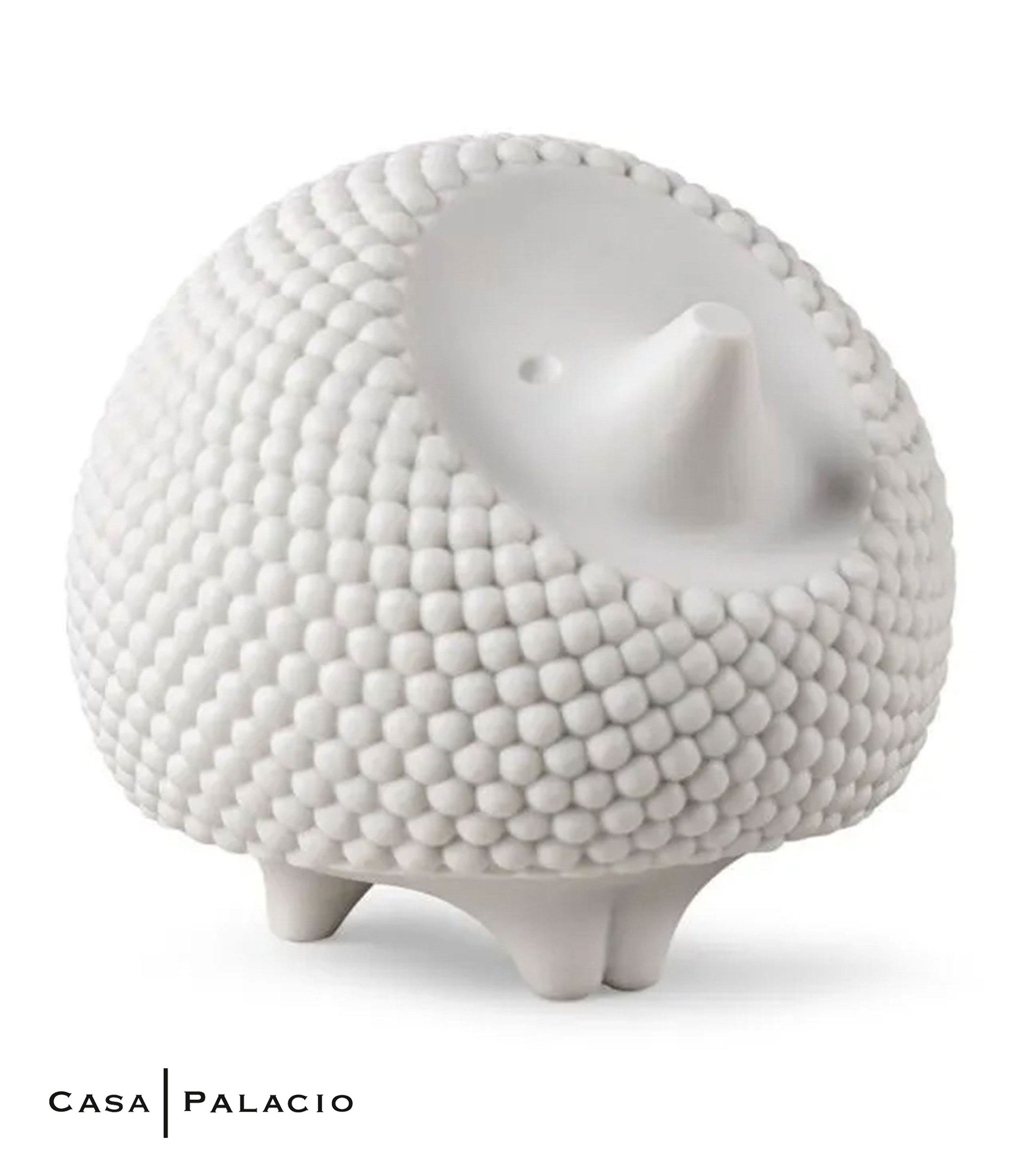 Figura decorativa Lámpara Inalámbrica Erizo en porcelana