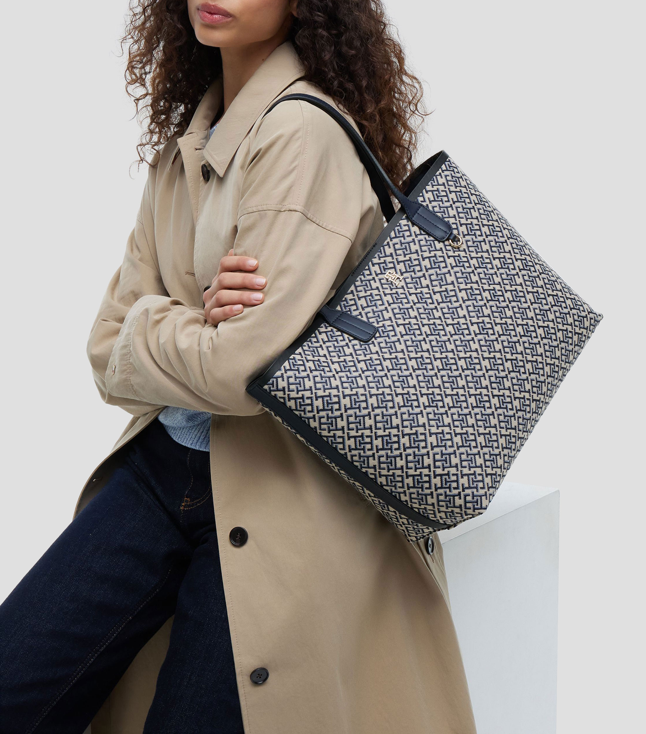 Bolsa tote estampada Mujer