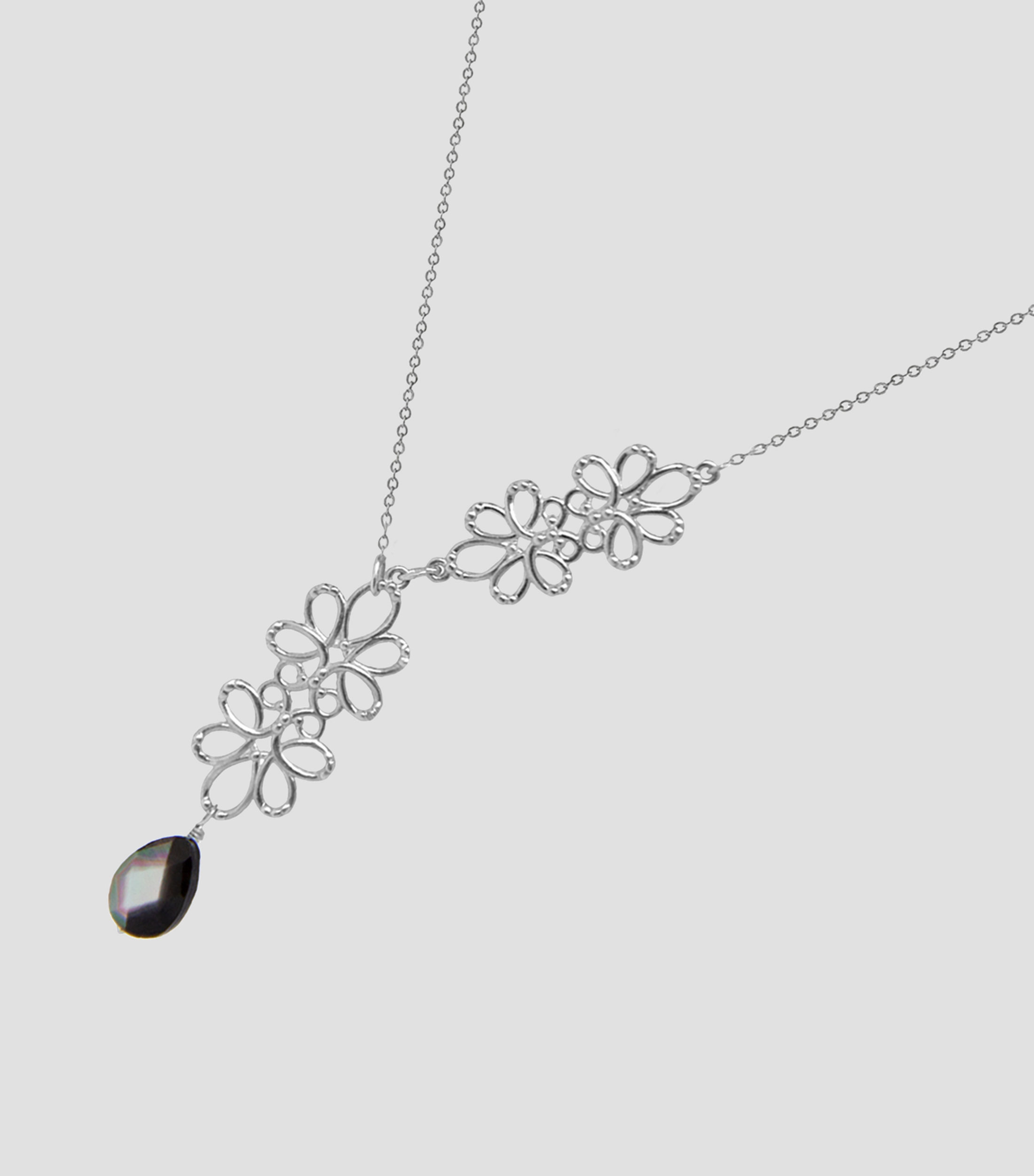 Collar en Plata .925 con Piedra Mop Serenata Mujer