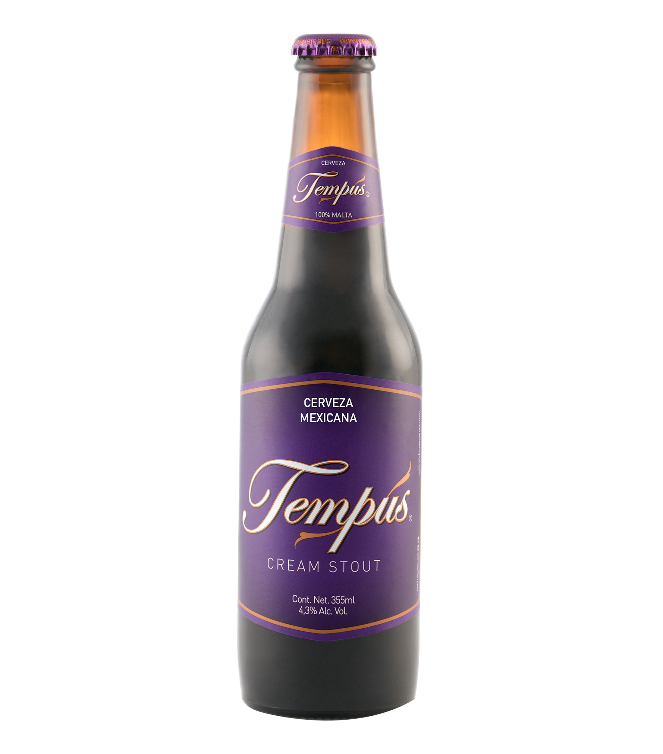 Cerveza Artesanal Tempus Cream Stout, 355 ml