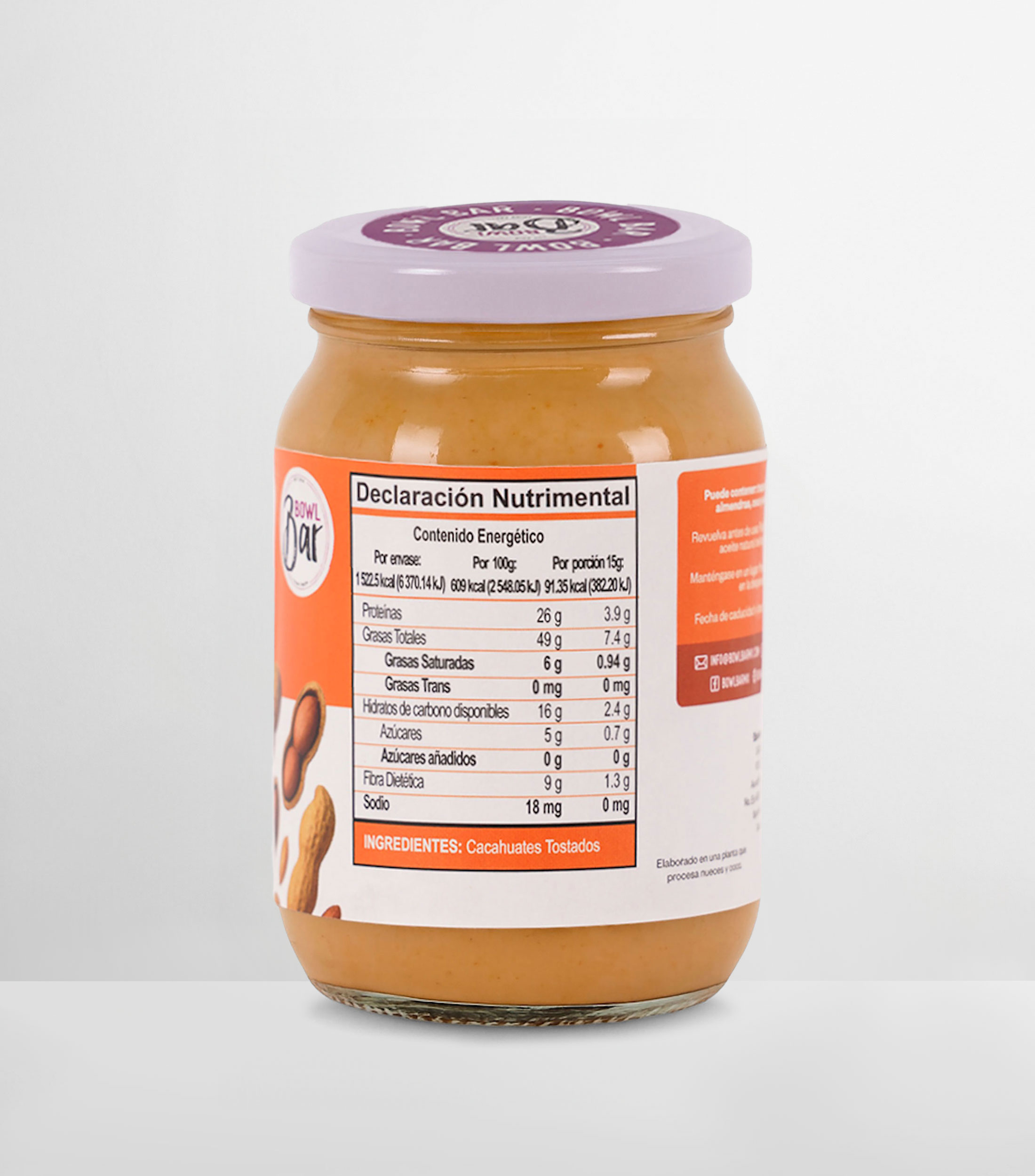 Crema de Cacahuates Keto, 250 g