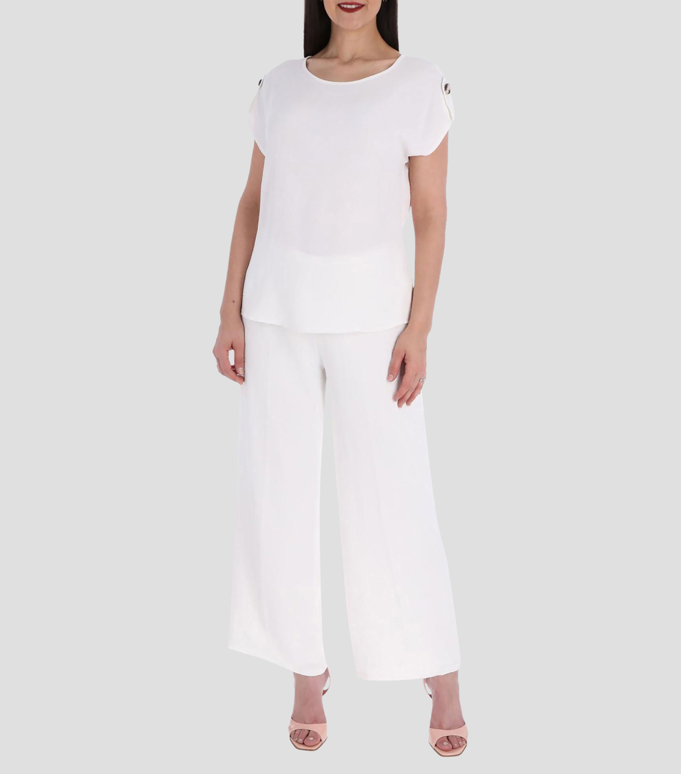 Blusa Lisa manga corta Mujer
