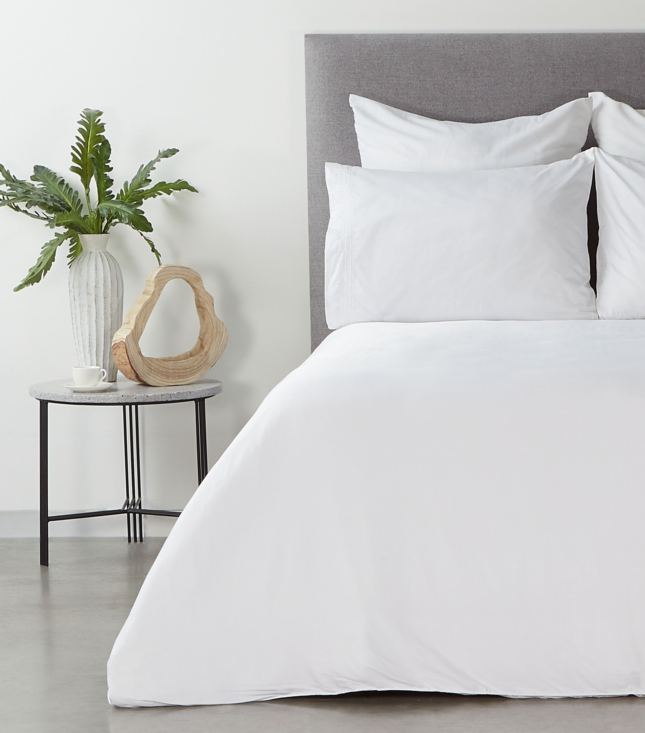 Funda para Duvet Individual Blanco