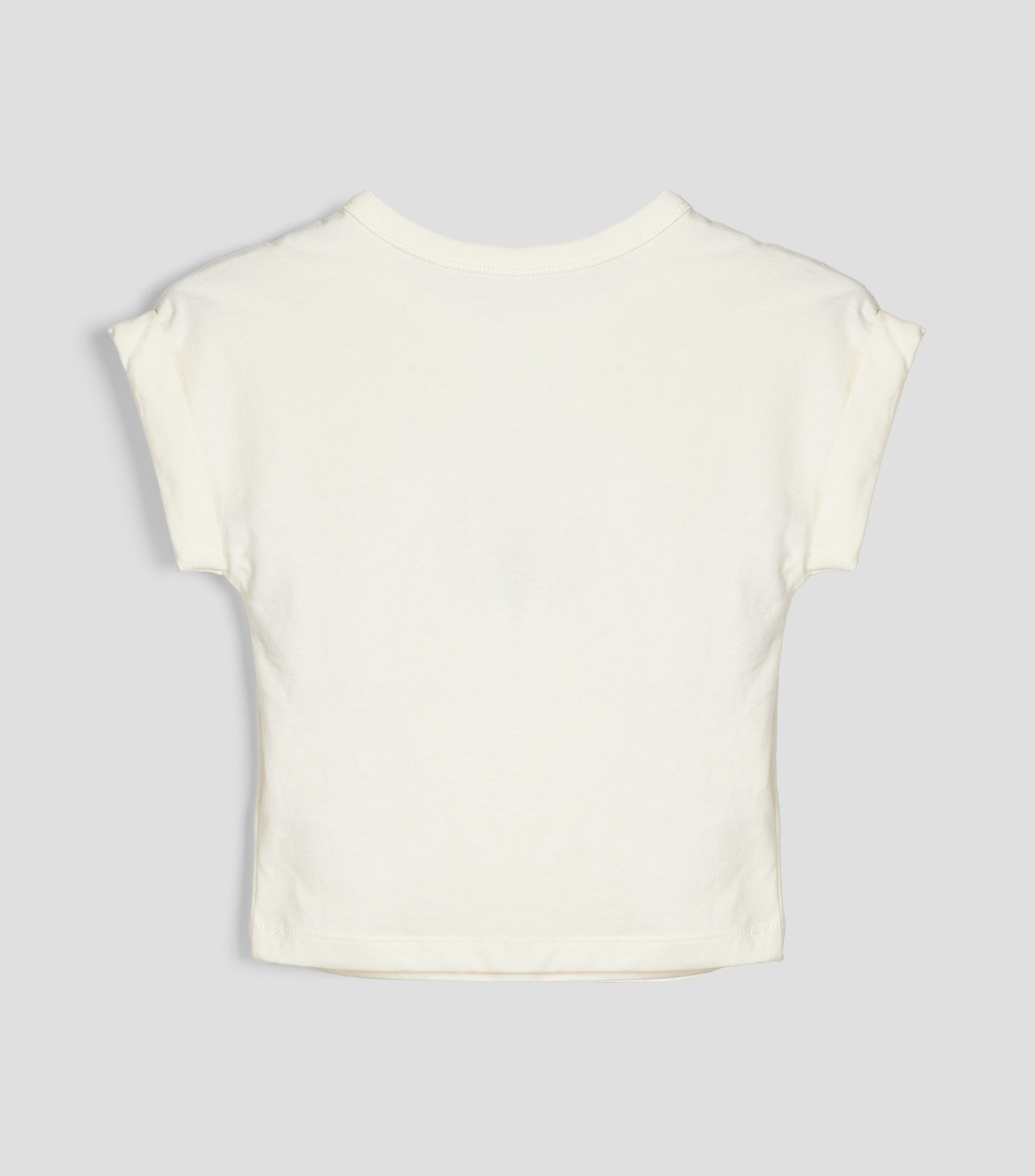Playera cuello redondo manga corta estampada Bebé