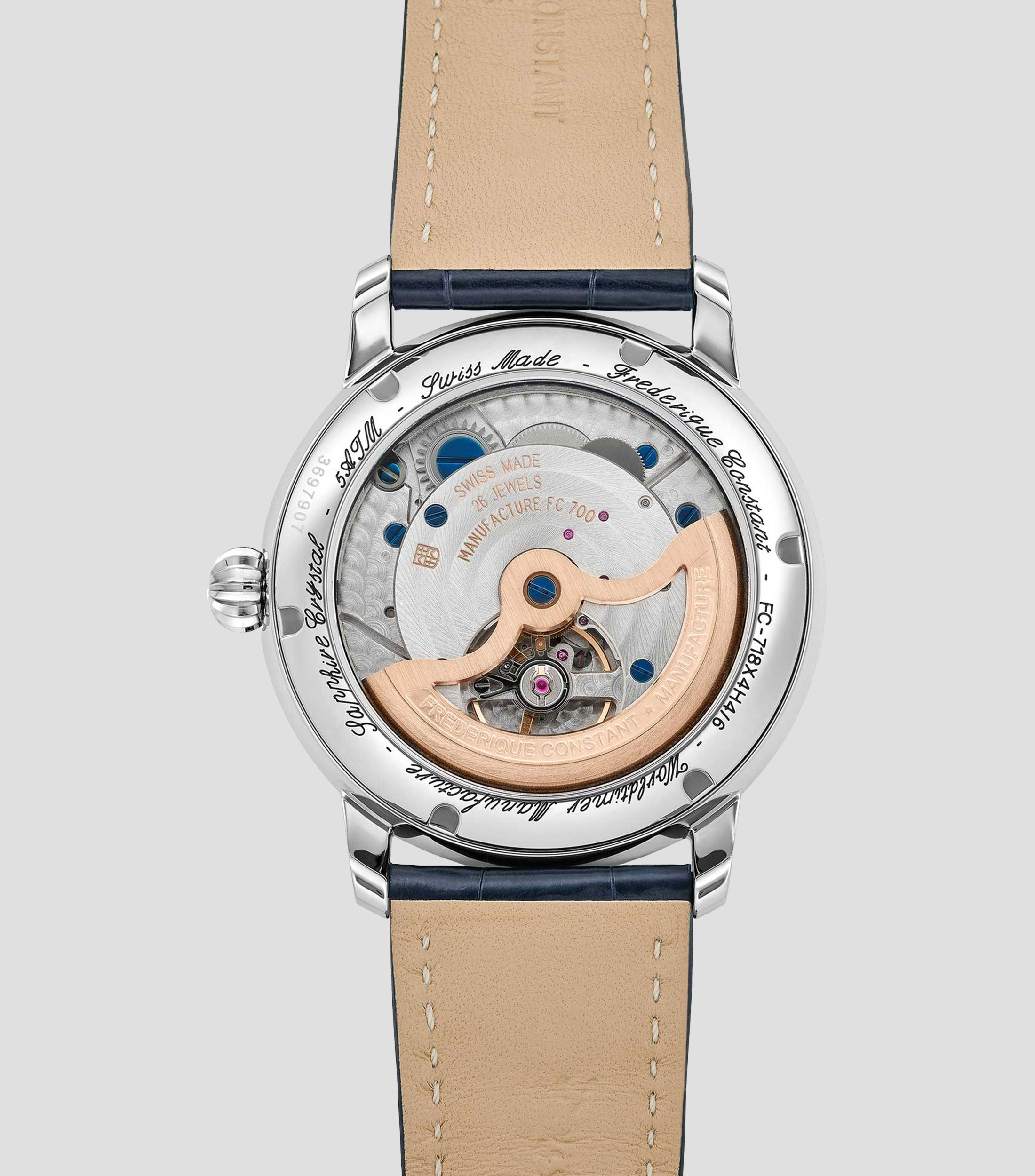 Reloj para Hombre FC Manufacture Worldtimer Casual Plateado