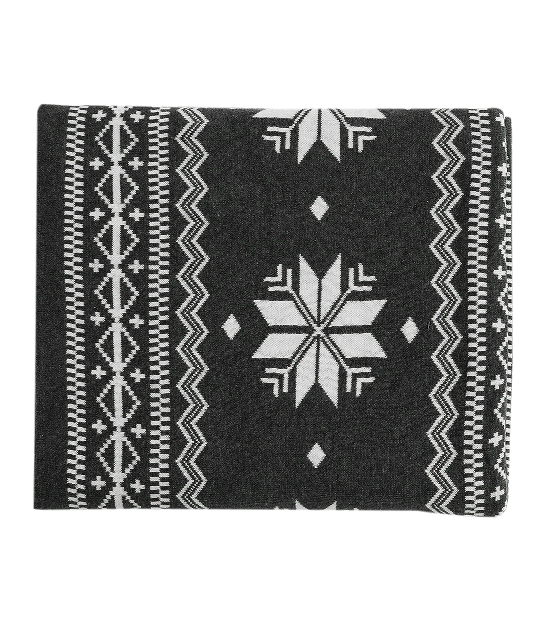 Kanodia Global Frazada Navidad Snowflakes Gris - El Palacio de Hierro