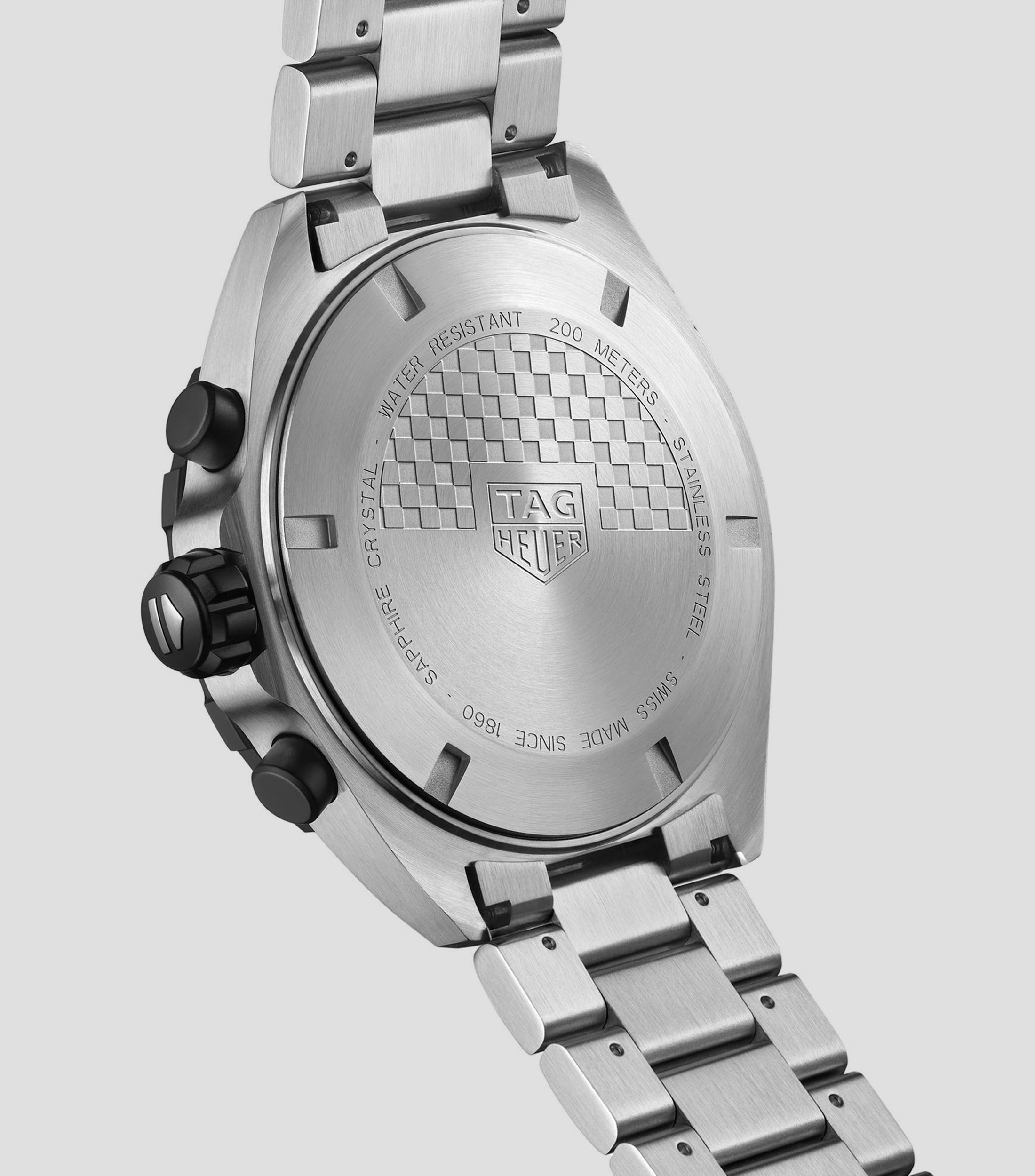 Reloj para Hombre Formula 1 casual plateado/rojo