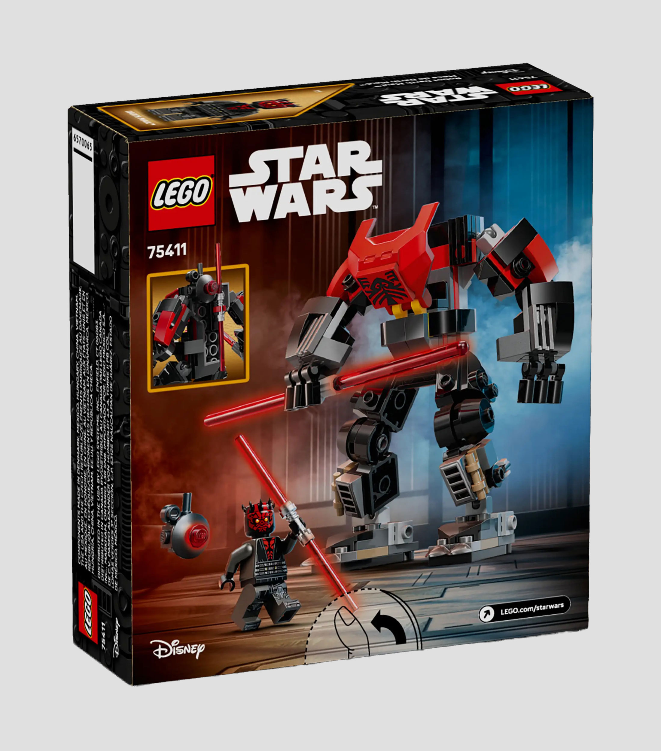 Lego Star Wars La Guerra de los Clones Meca de Darth Maul 75411