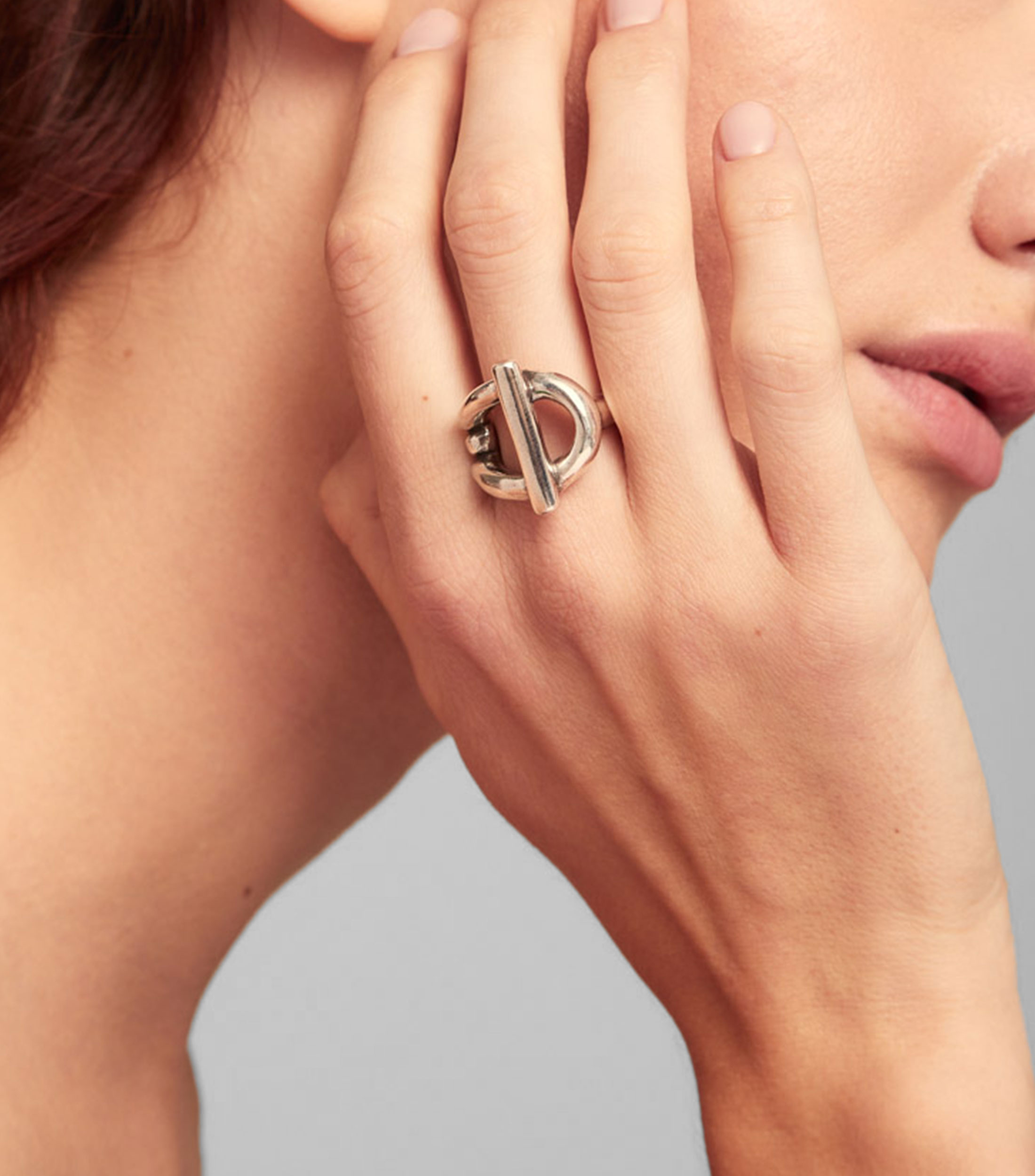 Anillo en baño de plata Teen Mujer