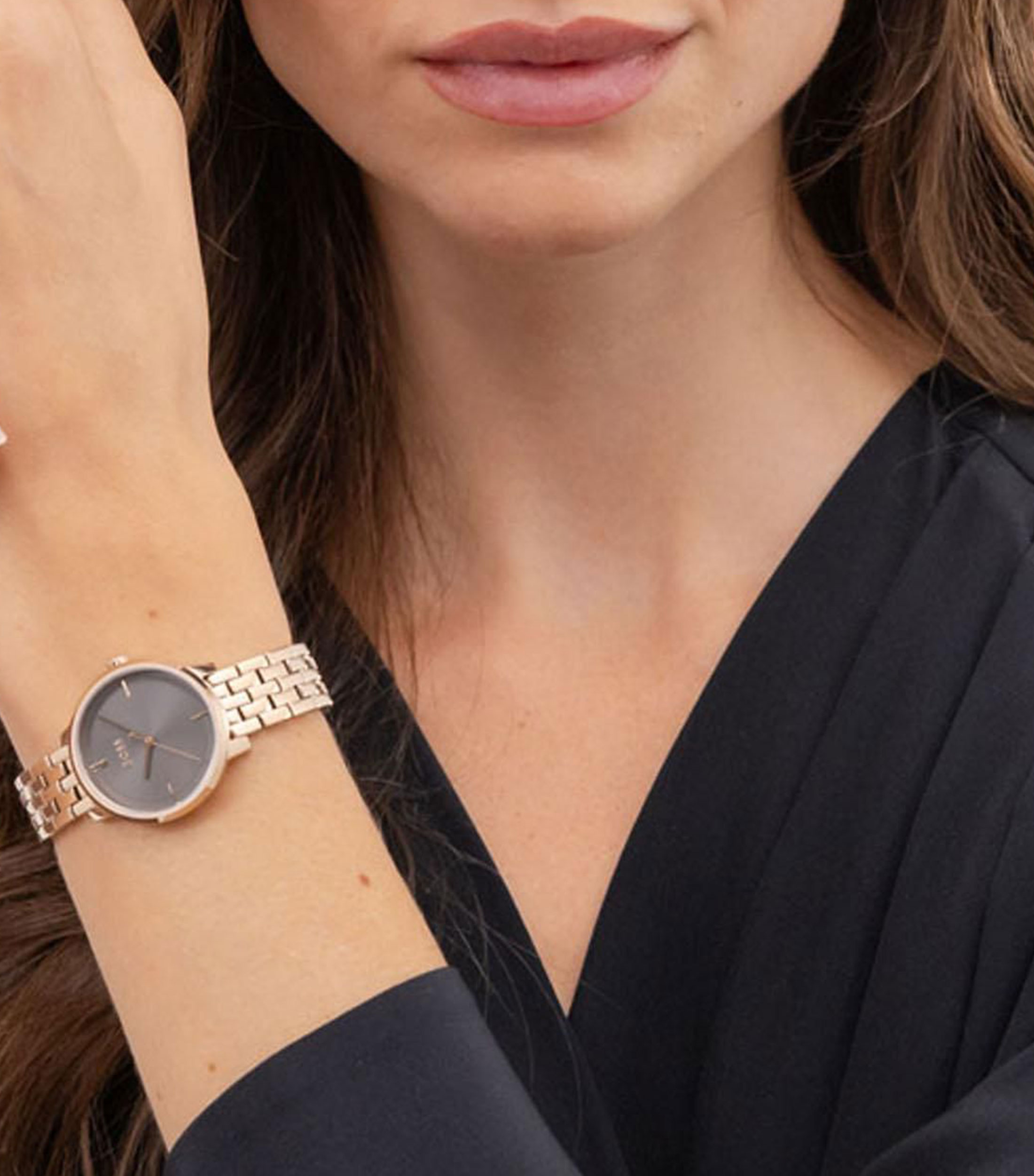 Reloj para Mujer Lucia Casual, Dorado