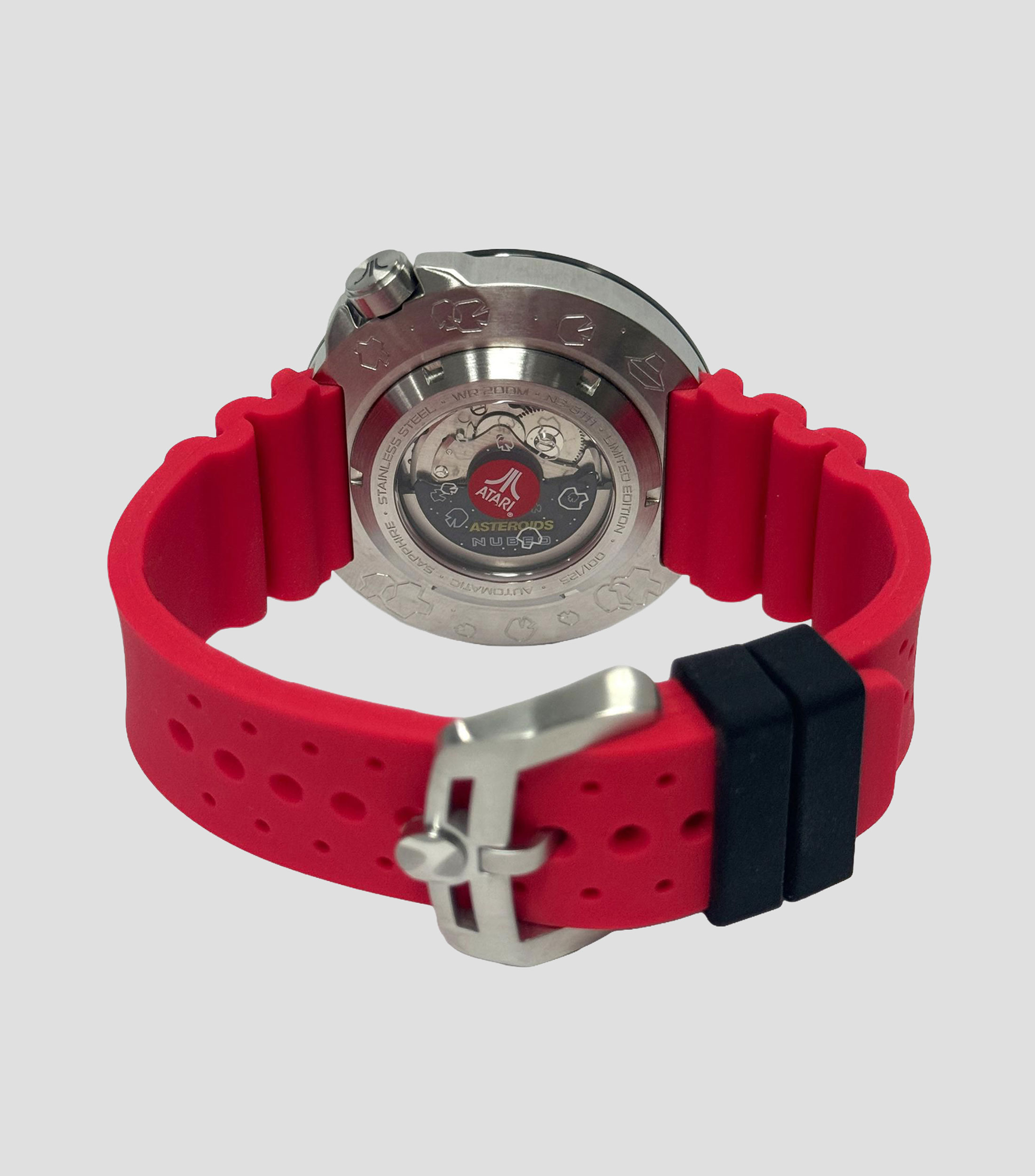 Reloj para Hombre Atari Asteroids Deportivo Negro
