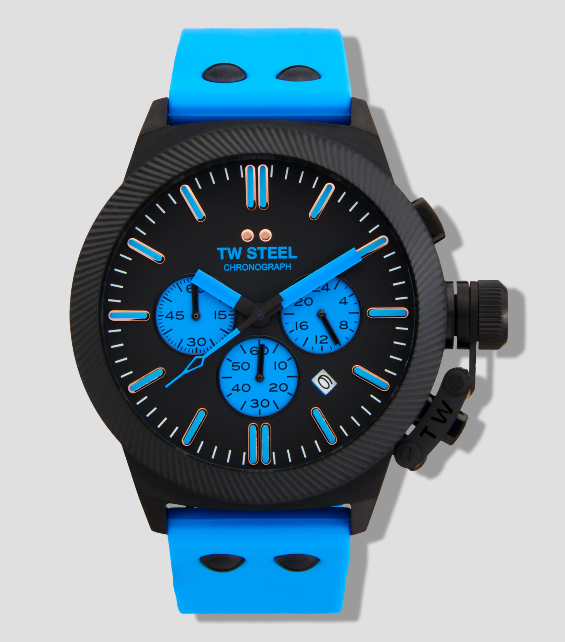 Reloj para Hombre Canteen Crono casual negro, azul