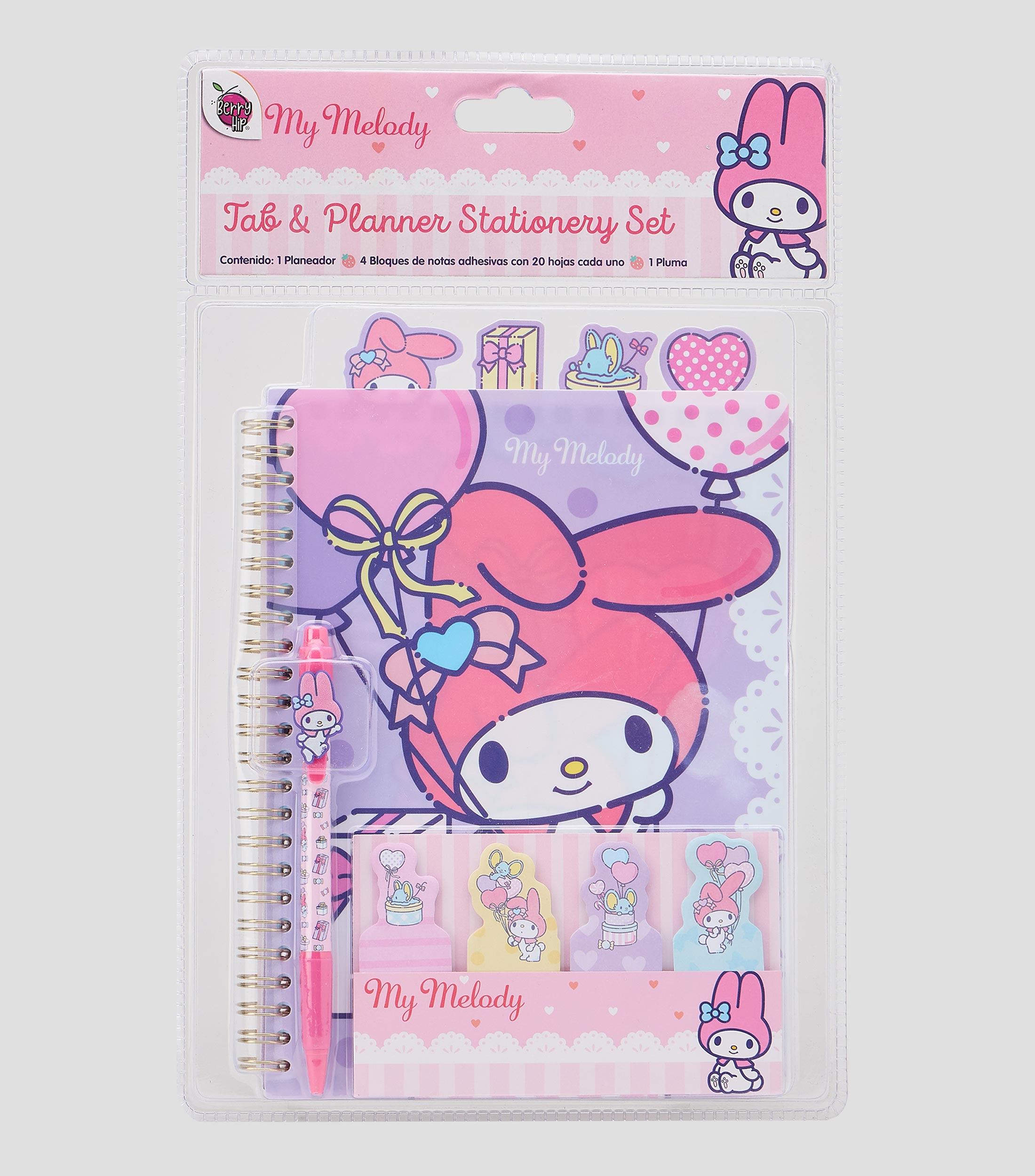 Diario trimestral con accesorios My Melody