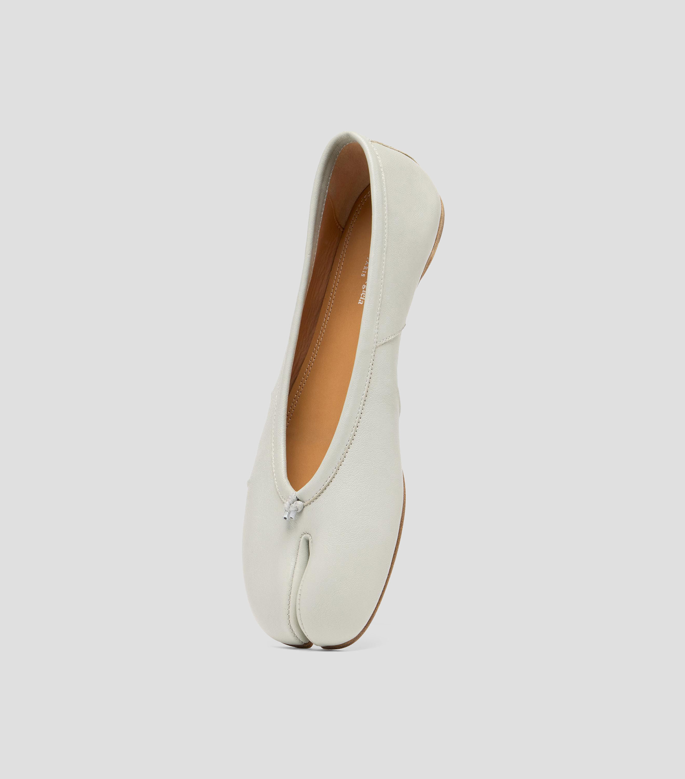 Flats en piel Tabi Mujer