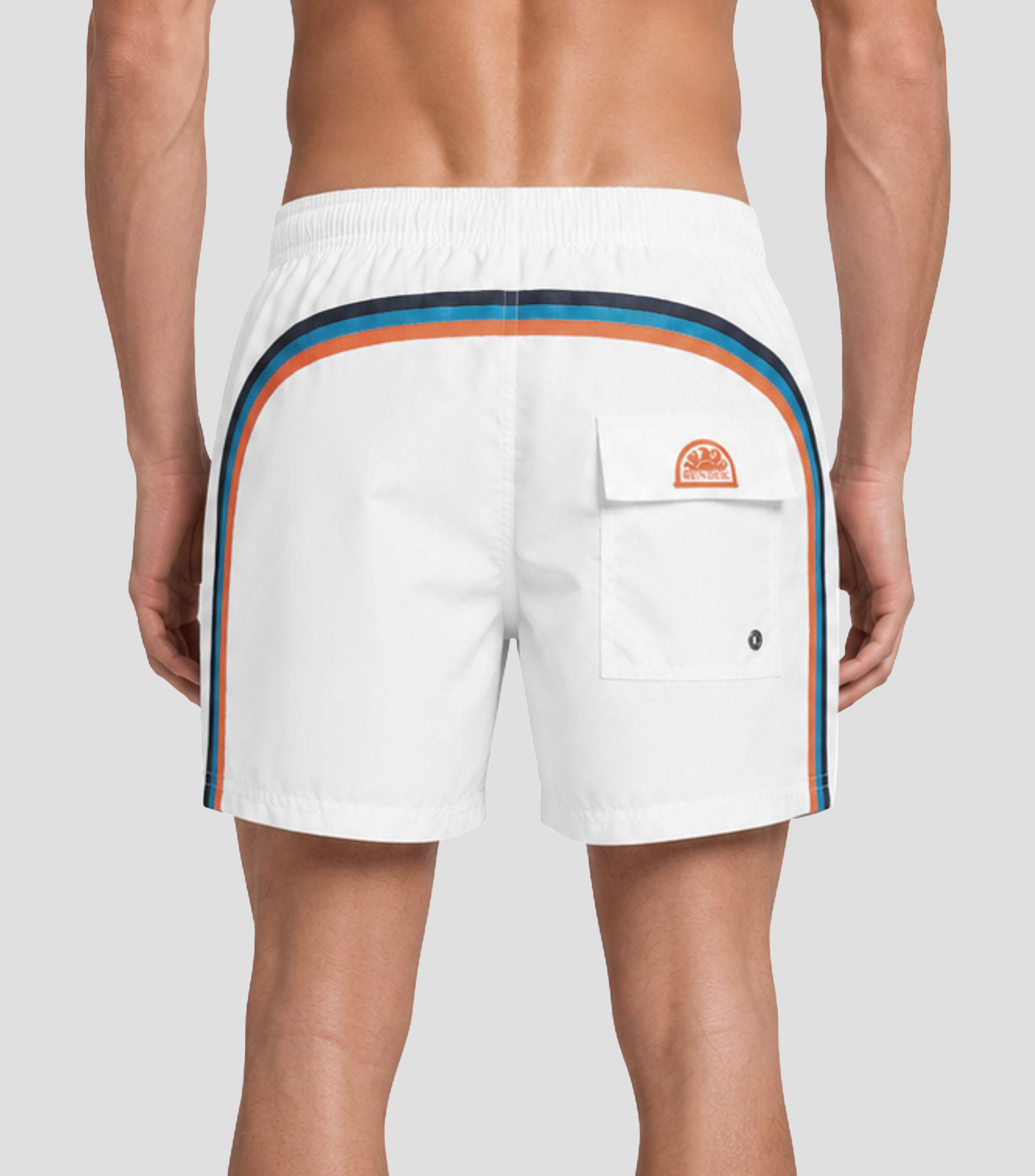 Traje de baño corto Liso Hombre